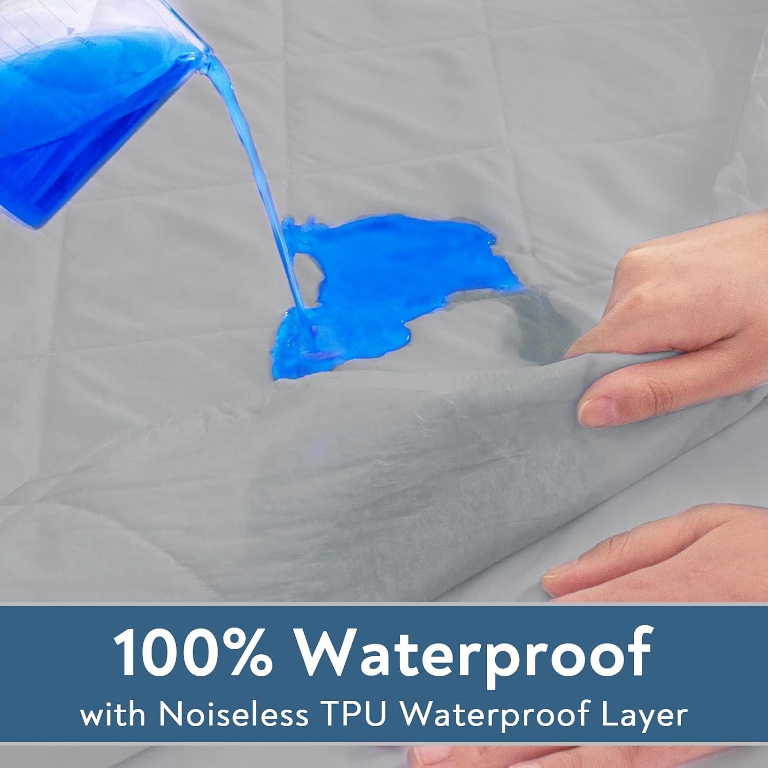 Protector de Colchón Acolchado Impermeable Magik & Kover 76x190 cm