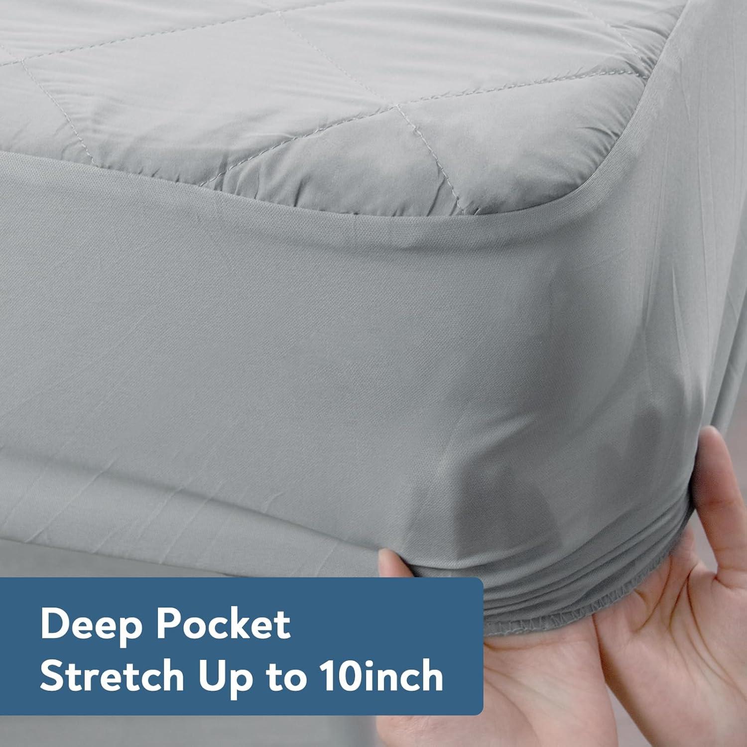 Protector de Colchón Acolchado Impermeable Magik & Kover 76x190 cm