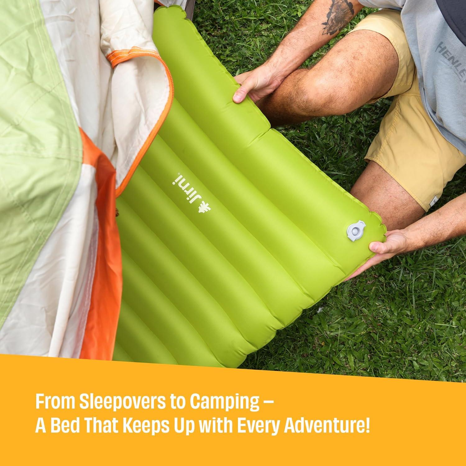 Cama Inflable para Niños Jirni Ágil - 132x70 cm, Ecológica