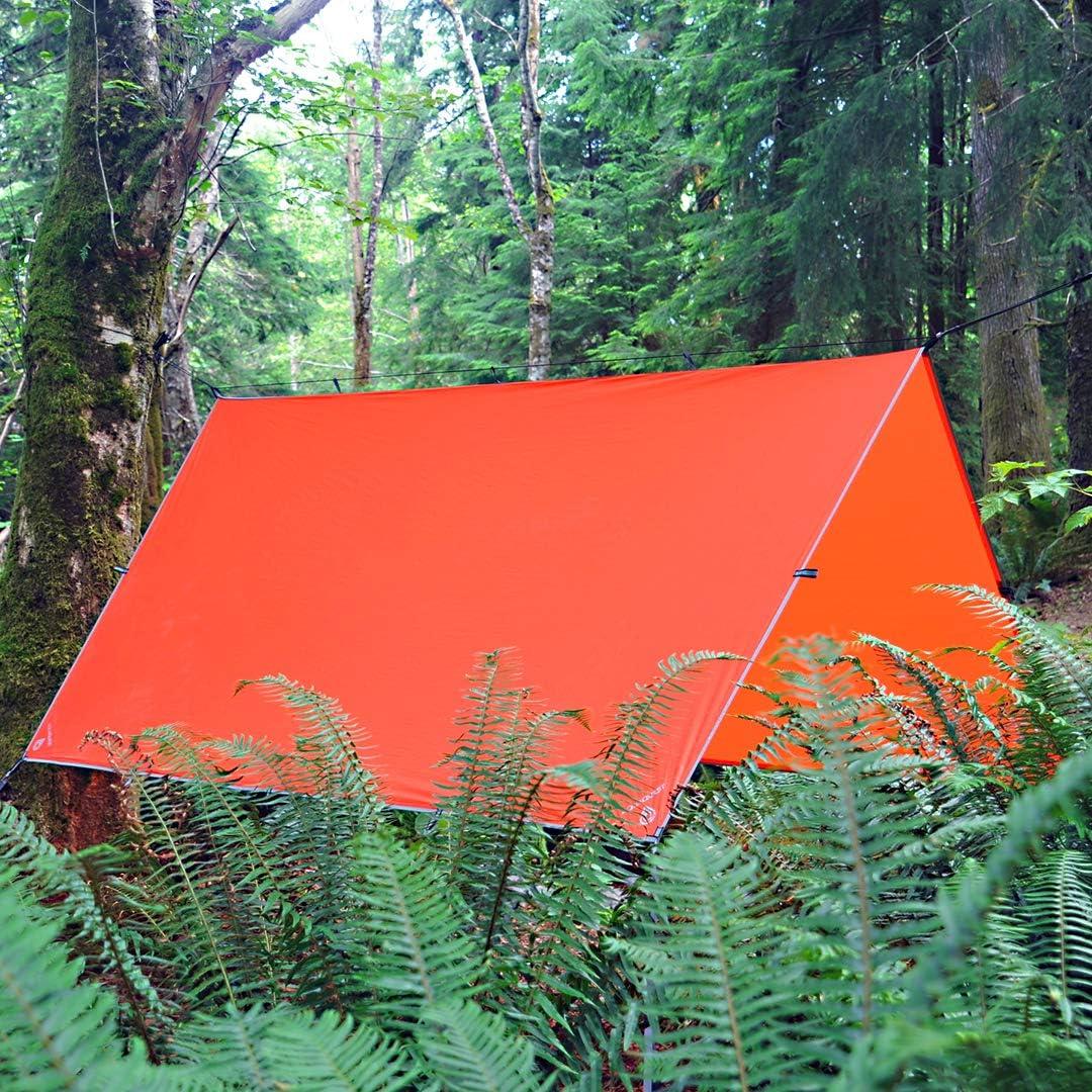 Toldo Superviviente AquaQuest 4.57x4.57m Impermeable Naranja