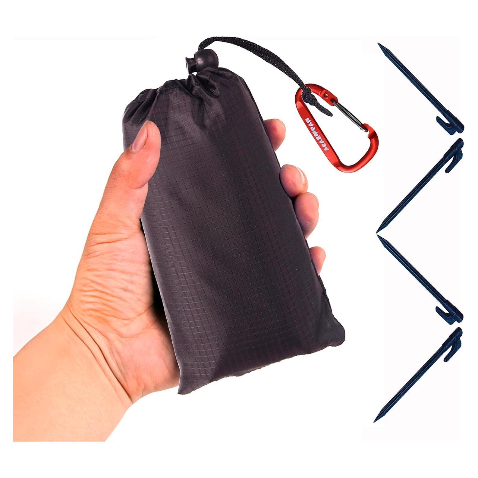 Lona de Camping Impermeable Acazmpar 200x140cm Ultraligera