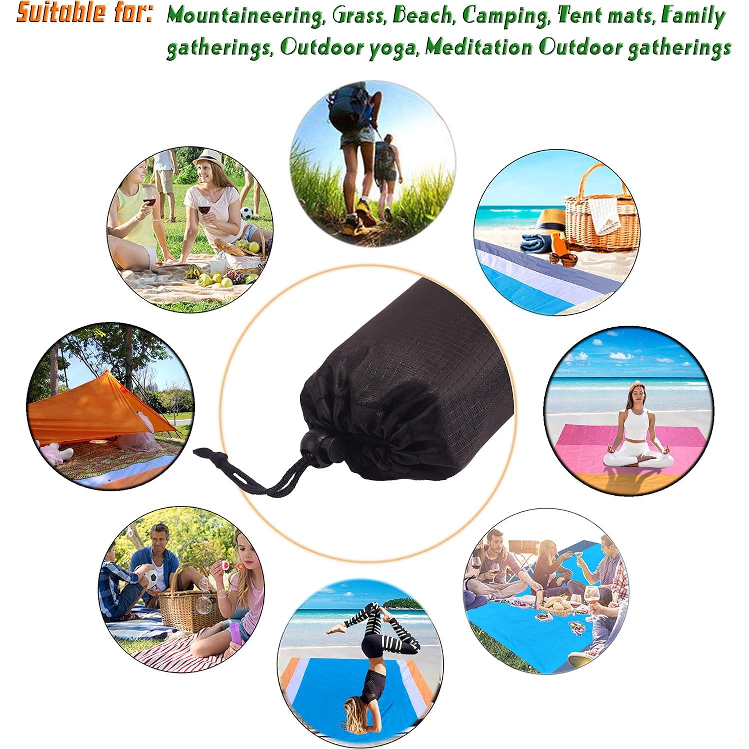 Lona de Camping Impermeable Acazmpar 200x140cm Ultraligera