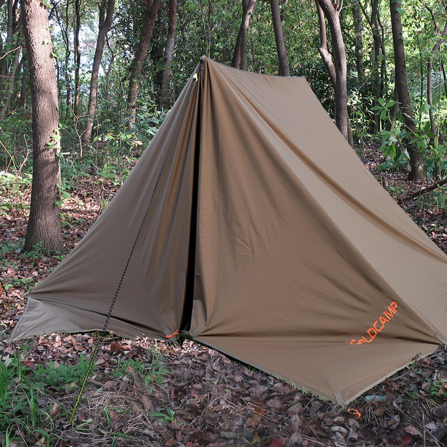 Lona de Camping GoldCamp 10x10ft Nylon 70D Impermeable UV 50+