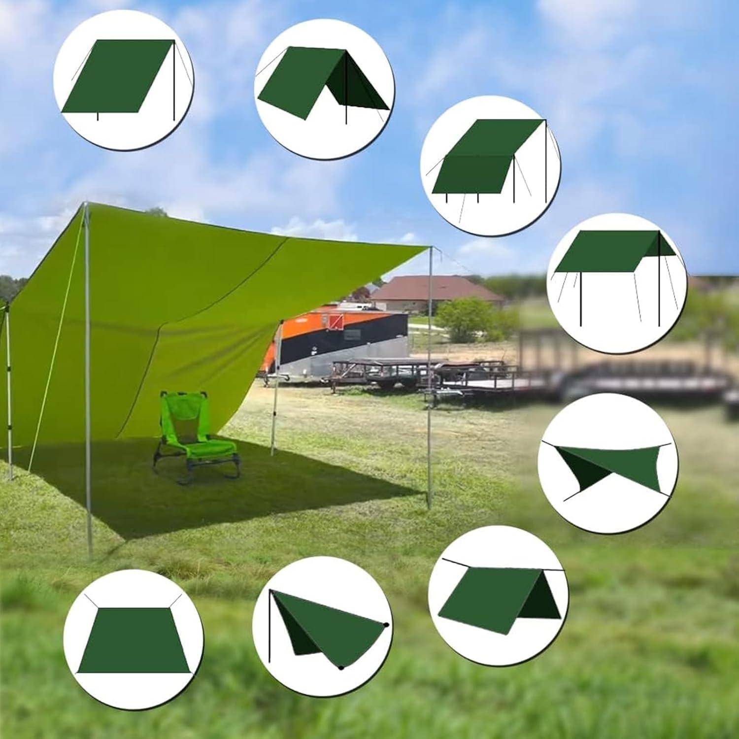 Toldo de Camping AYAMAYA Grande 3.05x4.57m Impermeable