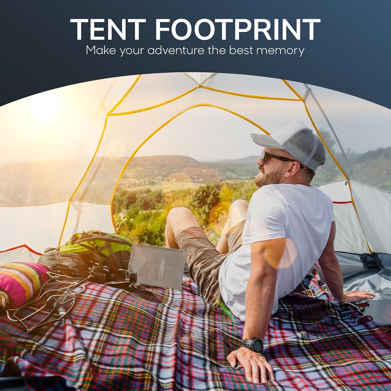 Huella de Tienda Enchantify 218x150cm Lona Impermeable