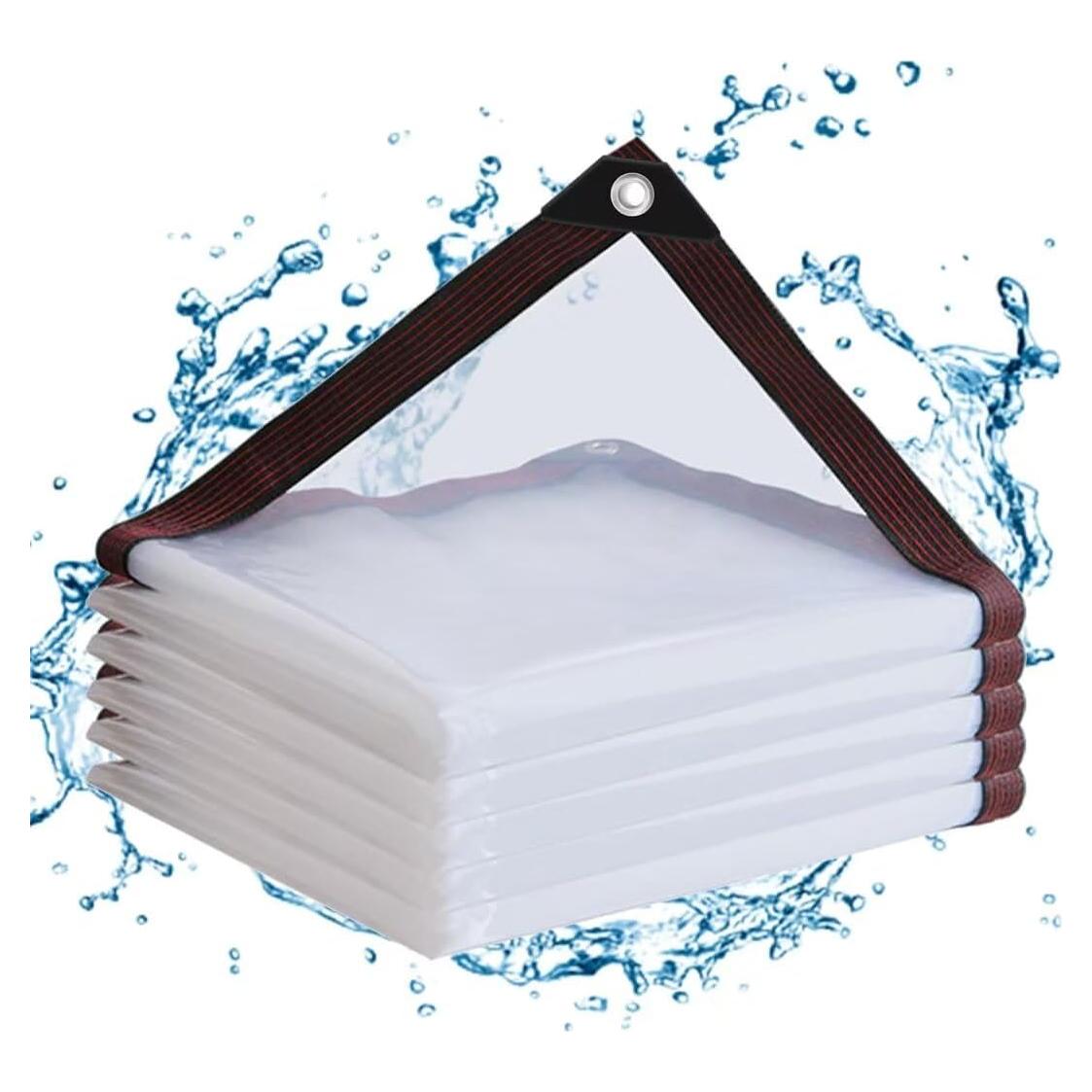 Lona Transparente Impermeable 4x2.4m Welacymet - Alta Resistencia