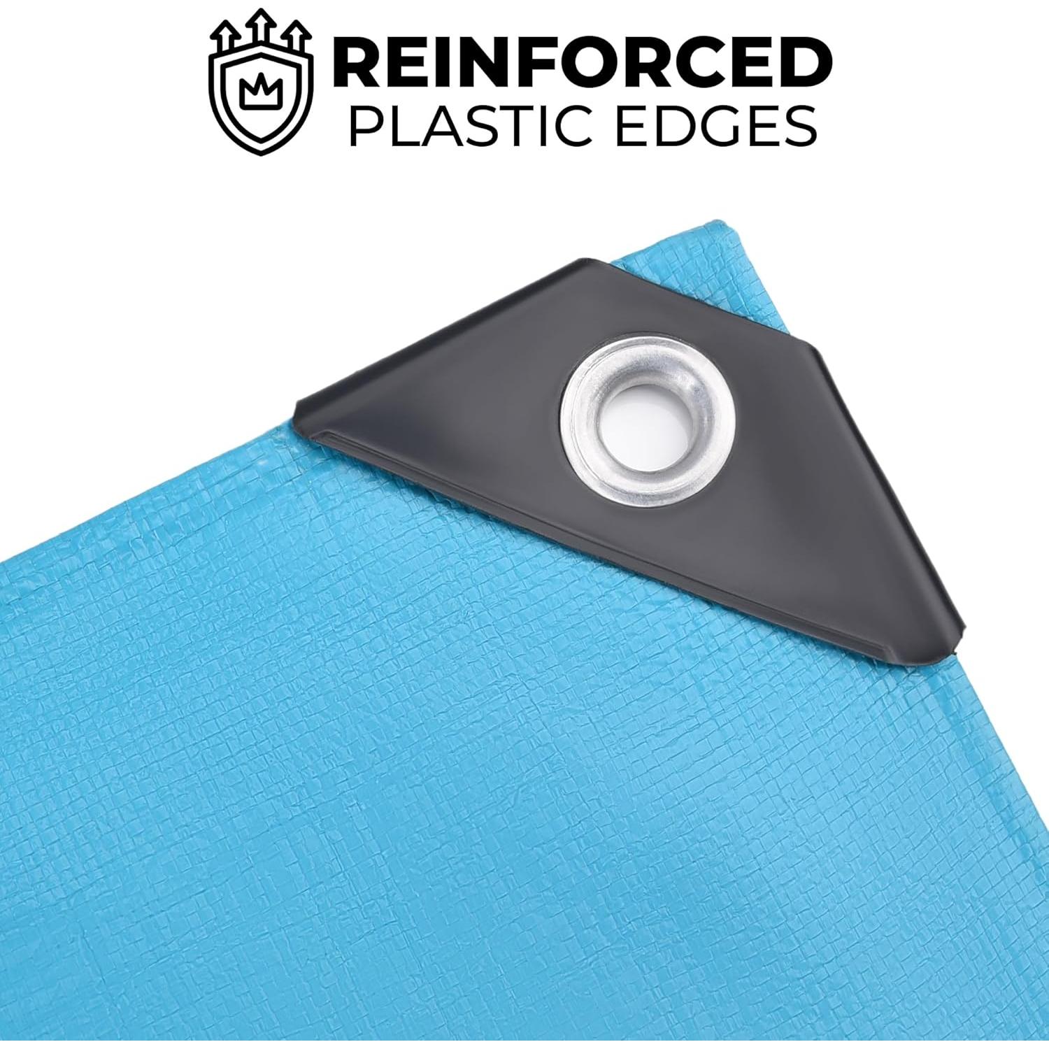 Lona Impermeable Teal Elite 6.1x9.1 m Resistente a UV