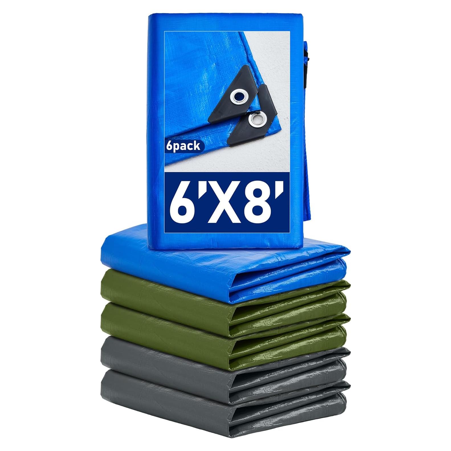 Lona Impermeable Grande SmoothNovelty 1.83x2.44m 6 Pcs