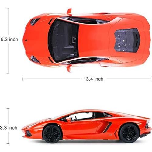 Coche RC Lamborghini Aventador LP700 Escala 1/14 Naranja
