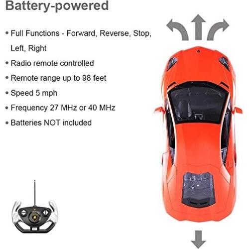 Coche RC Lamborghini Aventador LP700 Escala 1/14 Naranja