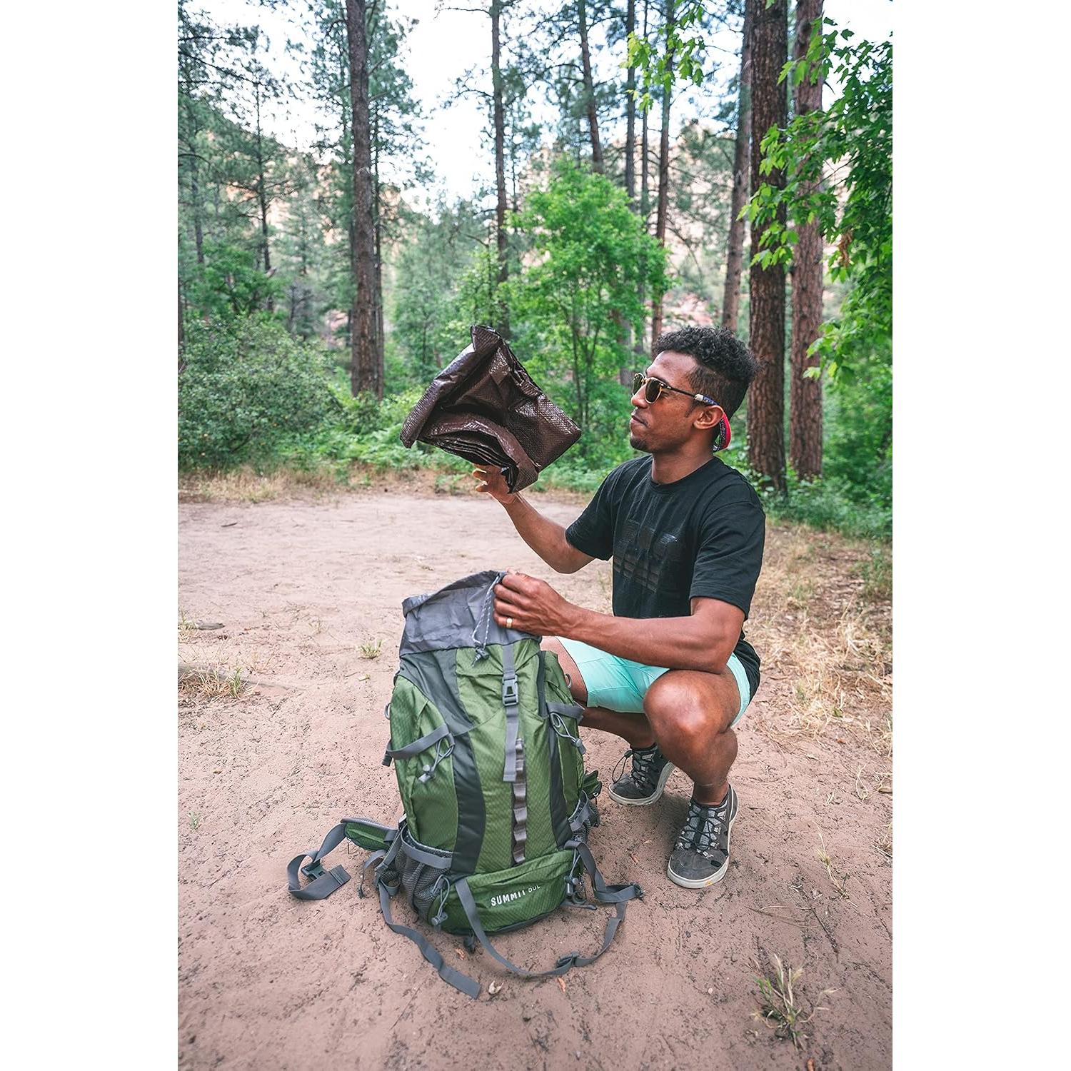 Stansport Light-Duty Rip-Stop Tarp 10' x 12' - Brown (U-1012)