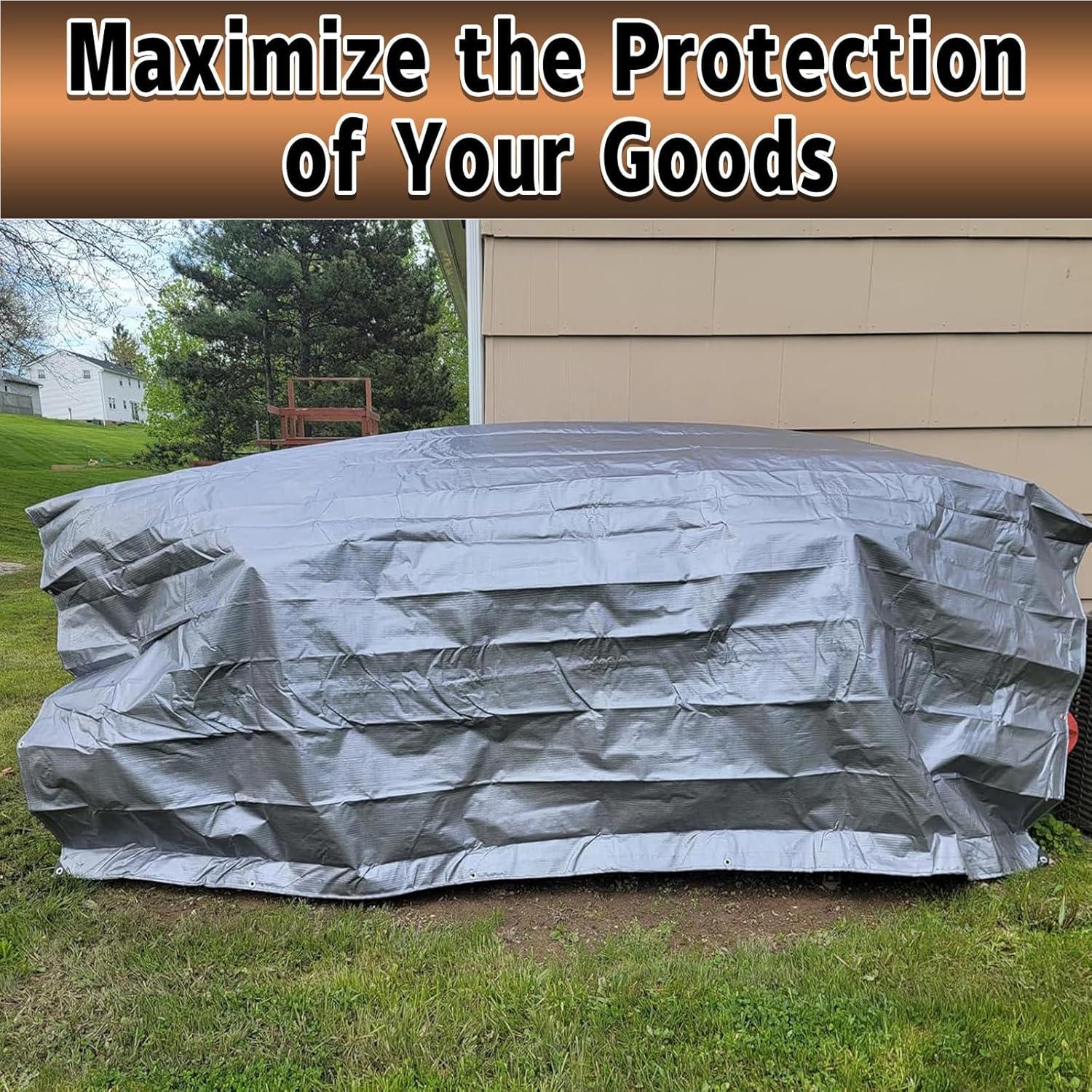 Lona impermeable alta resistencia CAMPMAC 3x3.66 m 0.25 cm