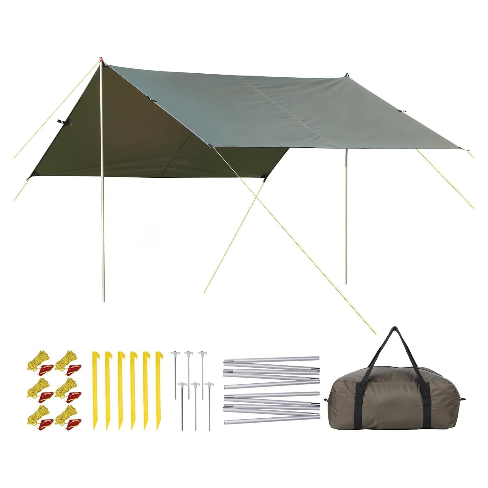 Toldo de Camping GOCAPTAIN 3.05x2.74m Impermeable UV 50+