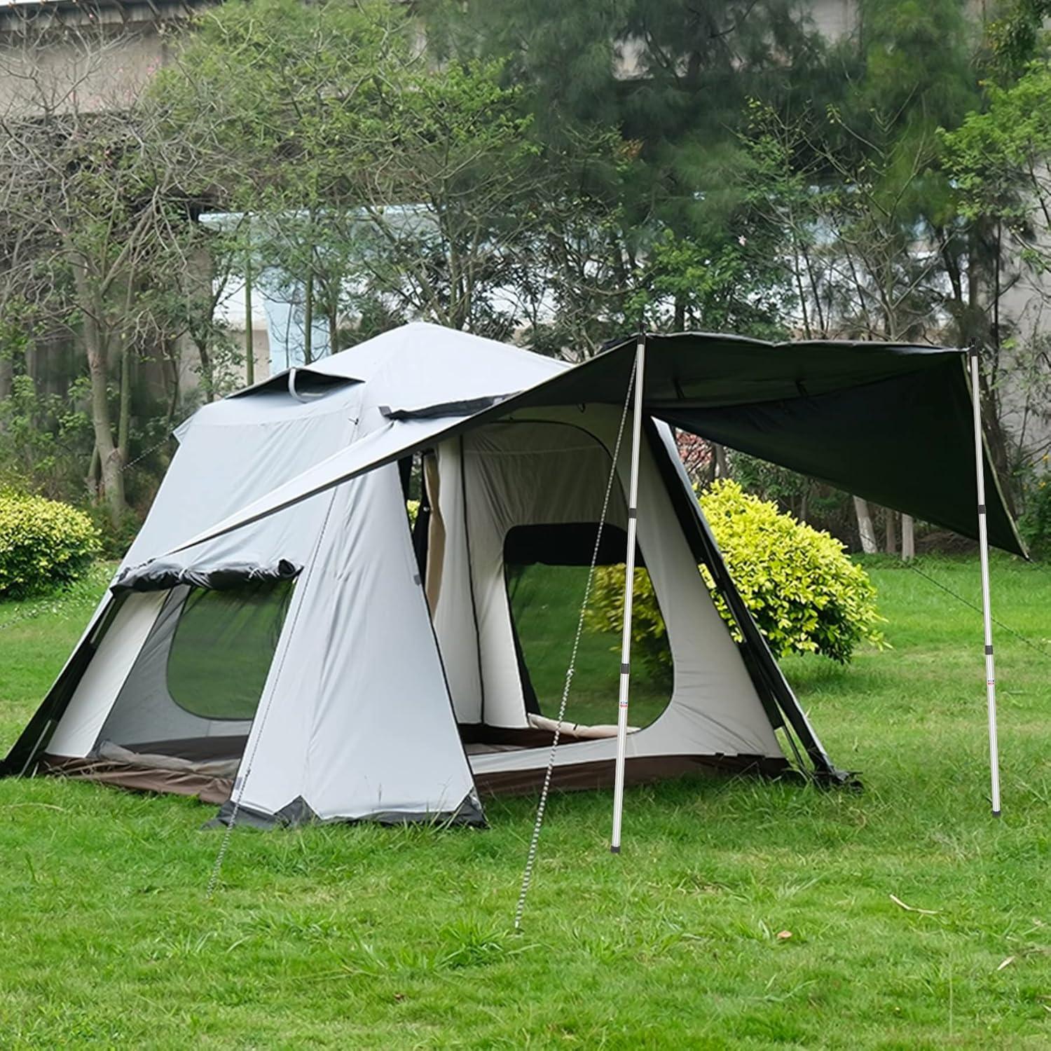 Poste Telescópico de Aluminio REDCAMP 90-230 cm Juego de 2