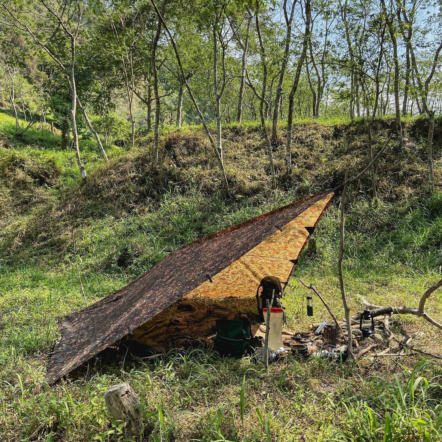 Tarp DD Hammocks 3x3m Multicam Impermeable para Camping
