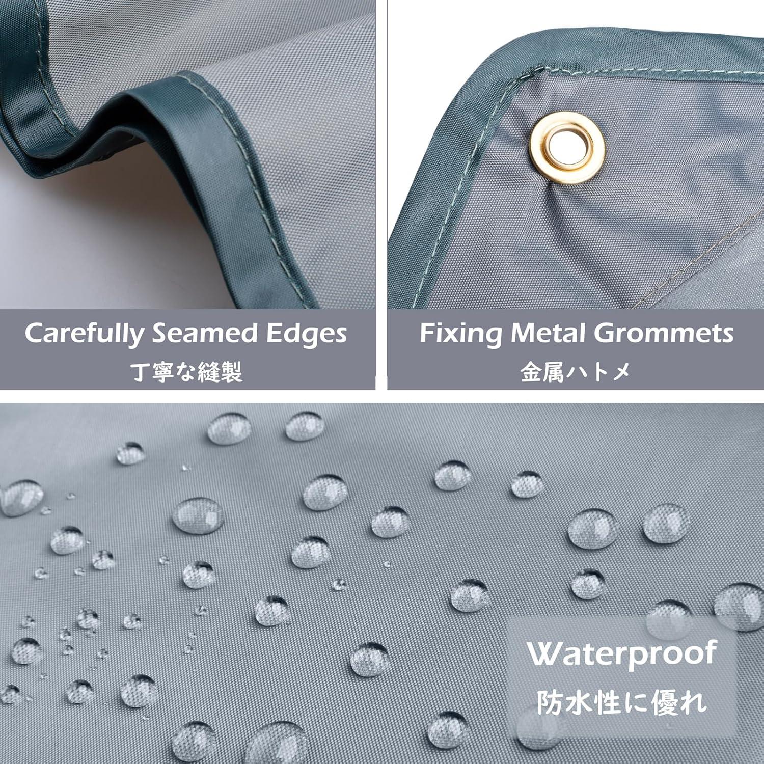 Lona de Camping Impermeable TRIWONDER 2.24x3.05m Verde Oscuro