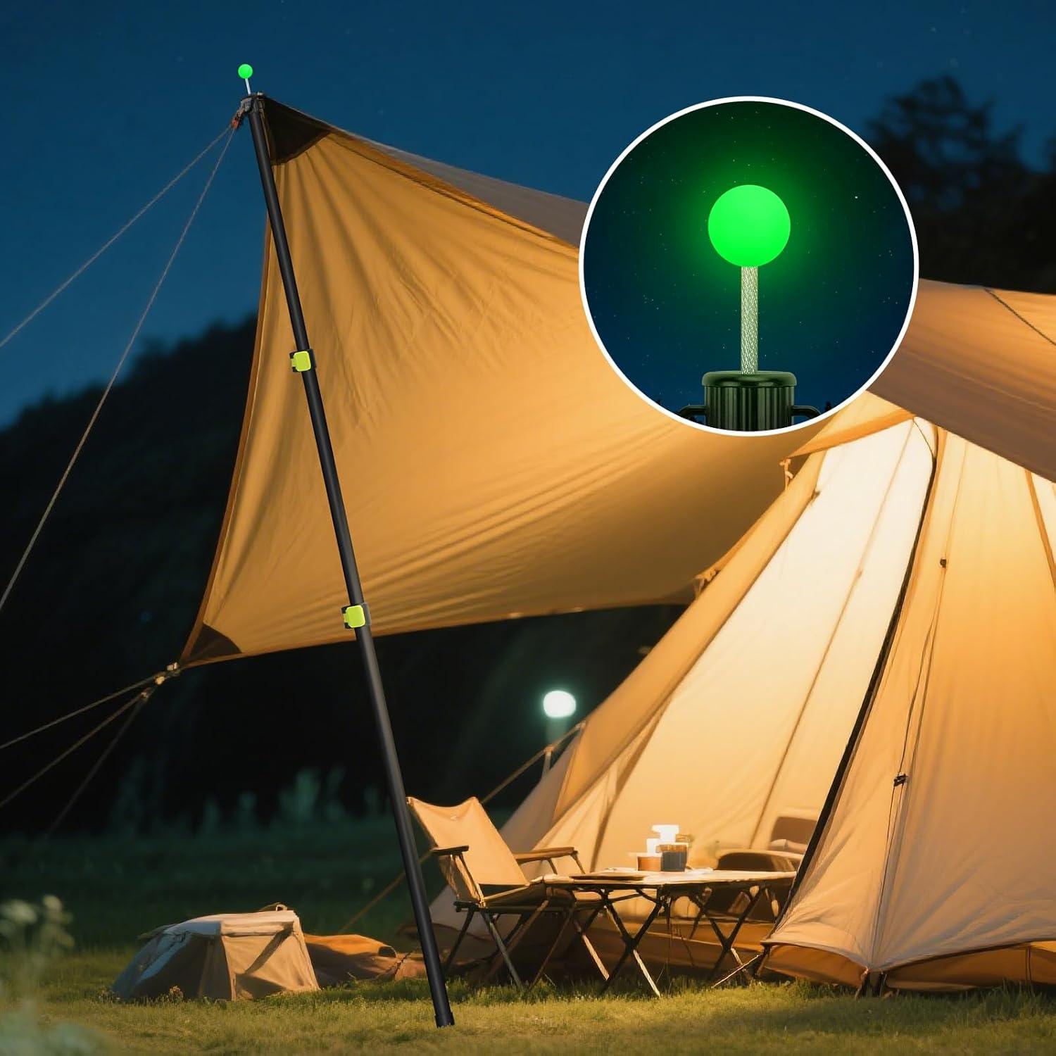 Poste Telescópico de Lona SANLIKE 246 cm Aluminio Ajustable