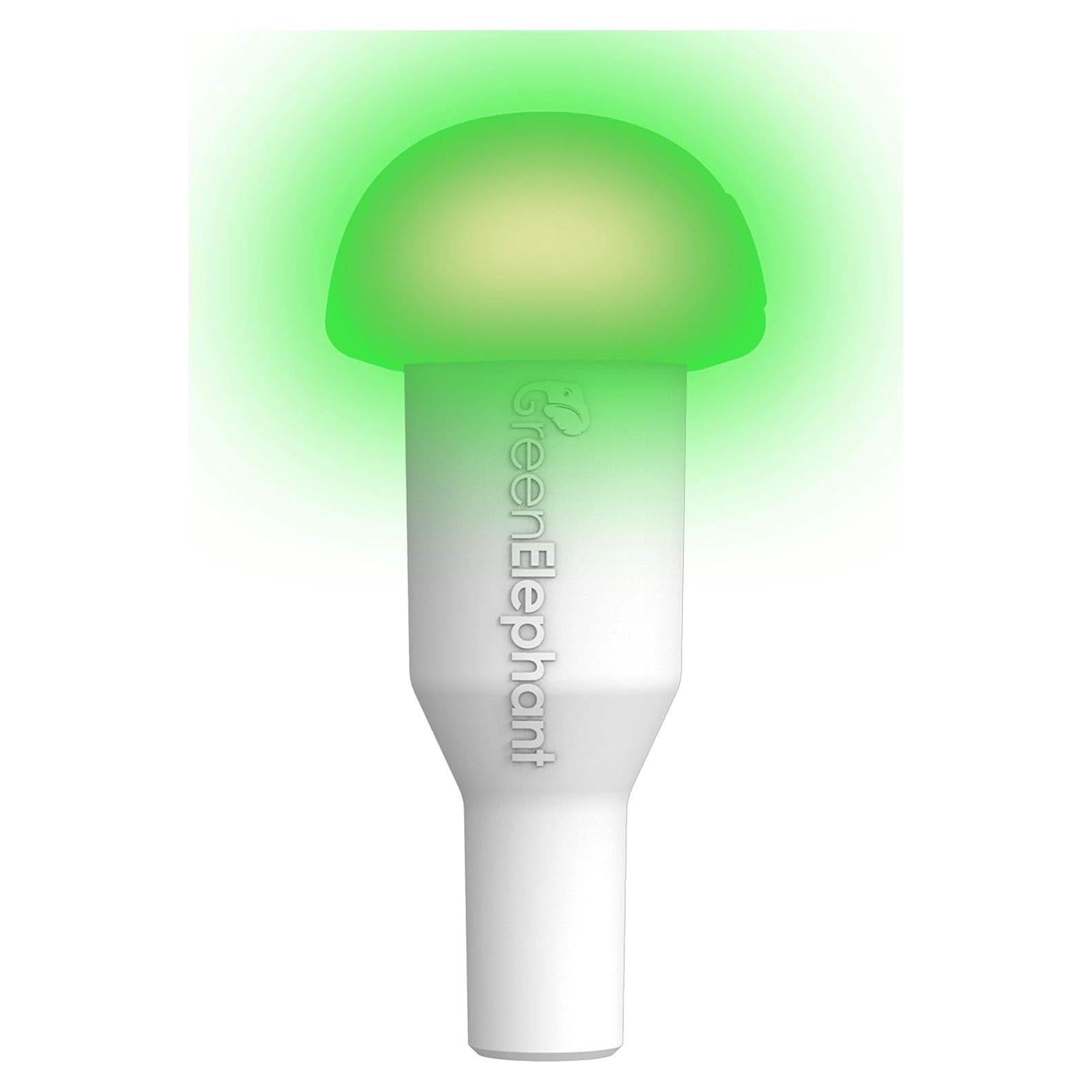 Luz de Poste LED Guardián ELEFANTE VERDE Recargable USB 117.7g