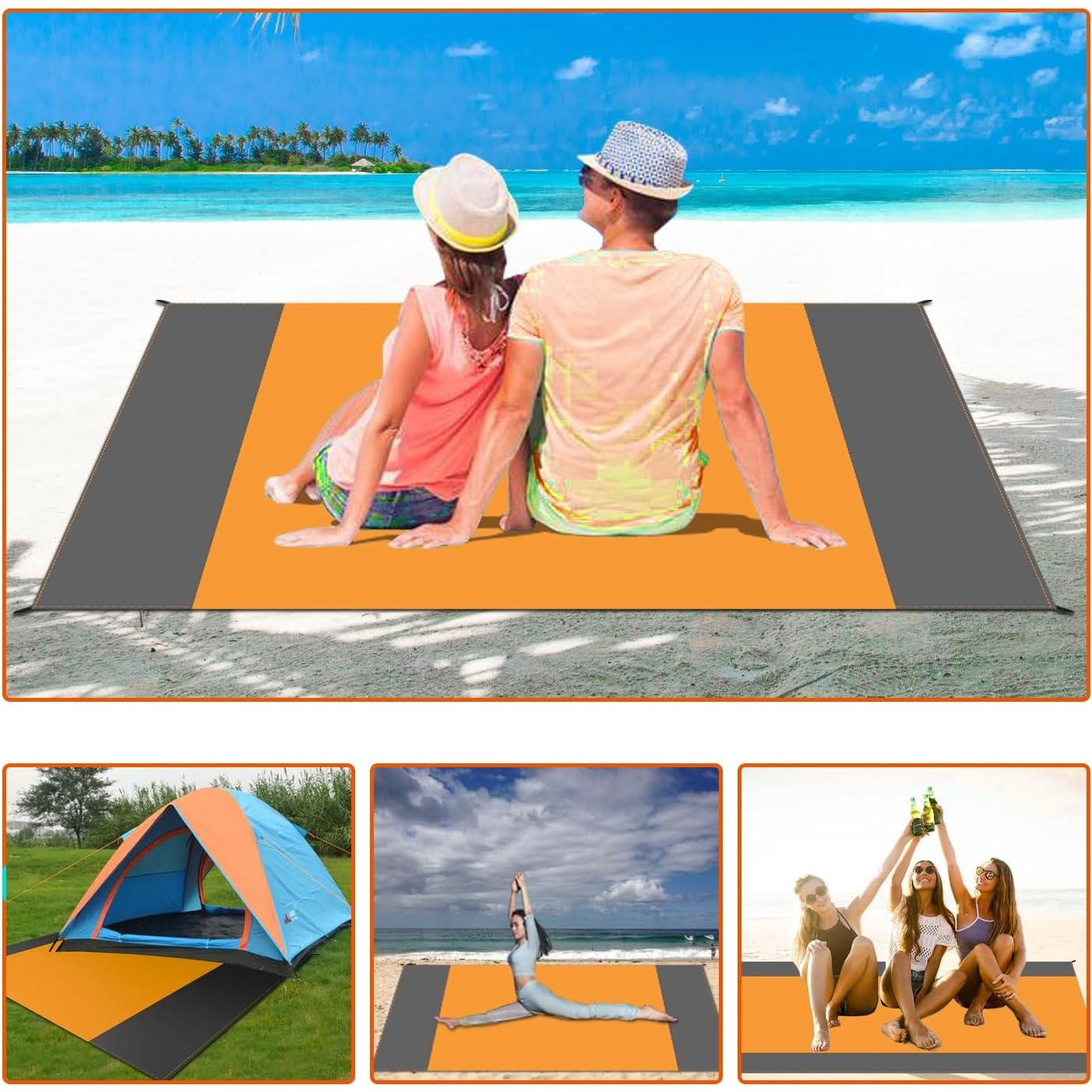 Lona de Camping Wind Tour Impermeable 140x199 cm Naranja