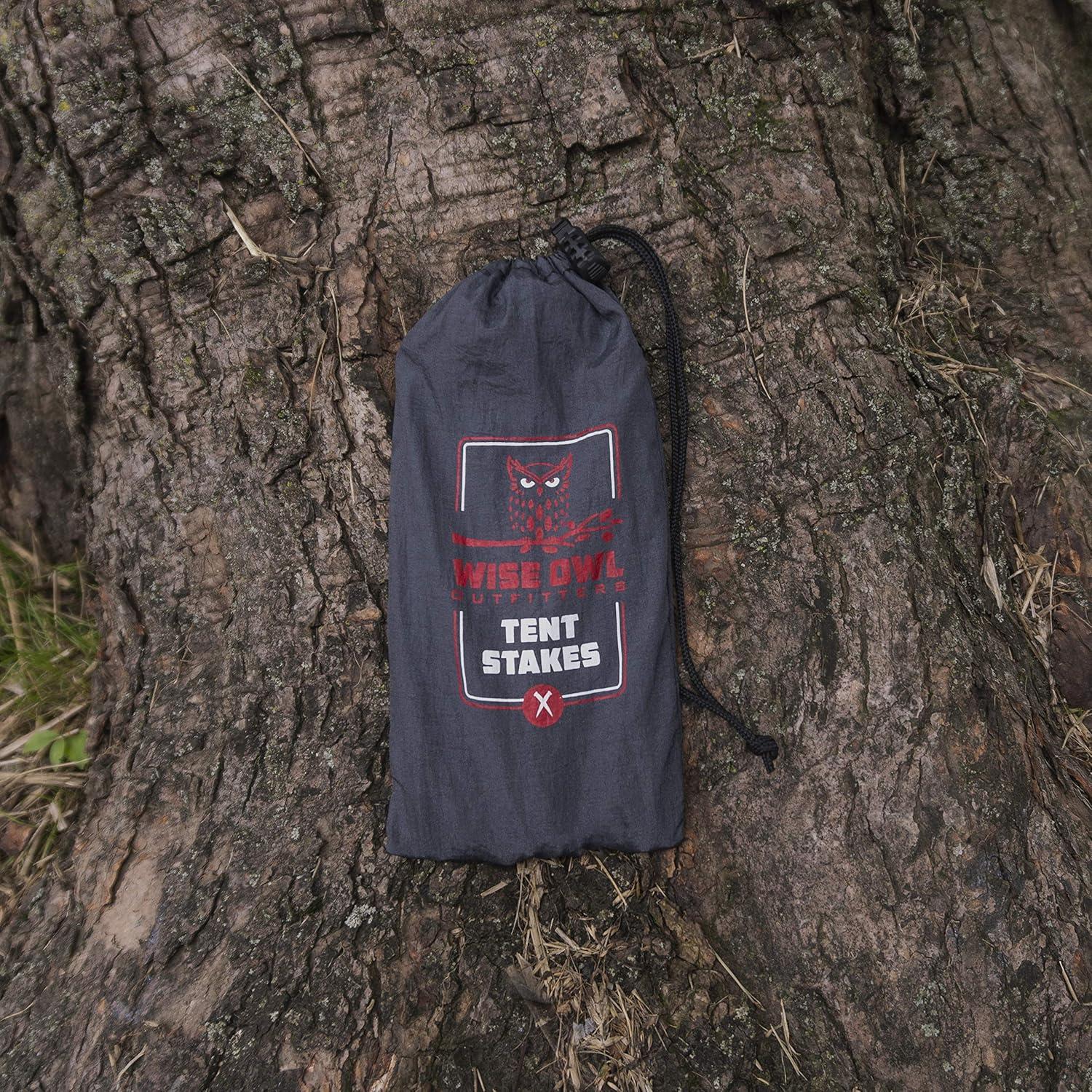 Estacas de Camping Wise Owl Outfitters - Aluminio 16 Piezas