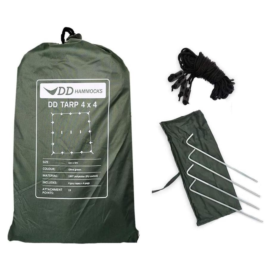 DD Tarp 4x4 - Olive Green: 13ft x 13ft