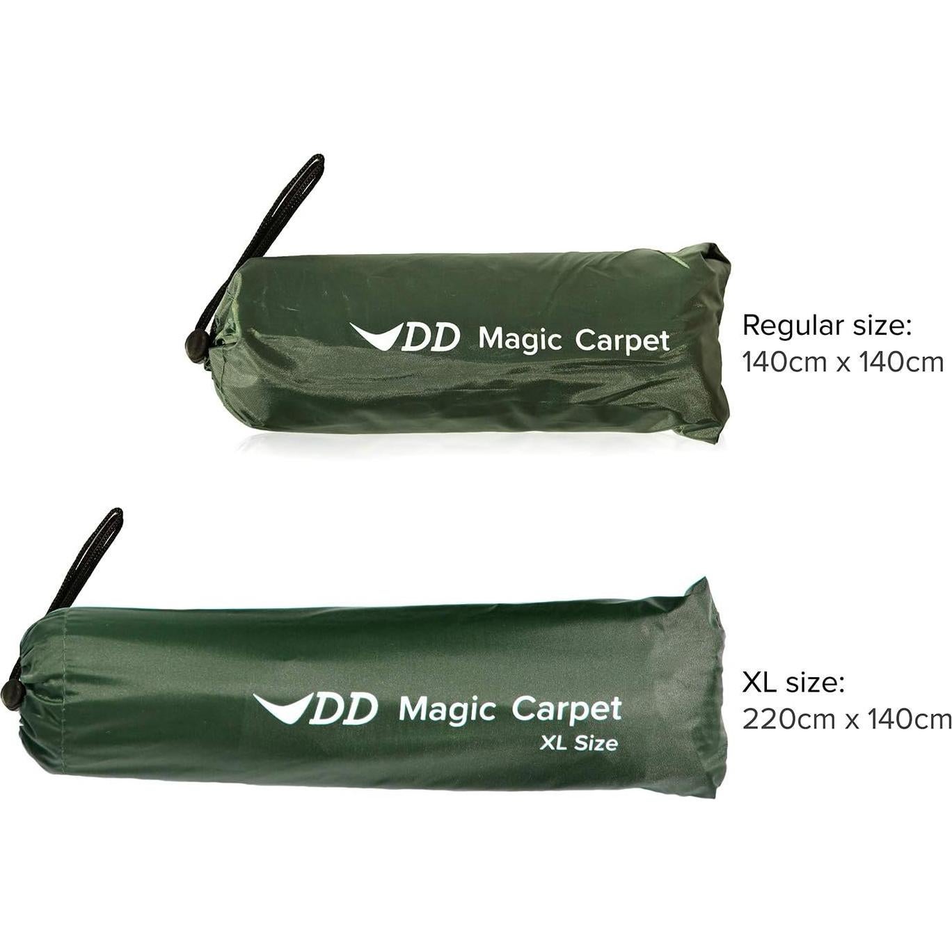 DD Hammocks Magic Carpet XL Lona Impermeable 2.2x1.4m Verde Oliva