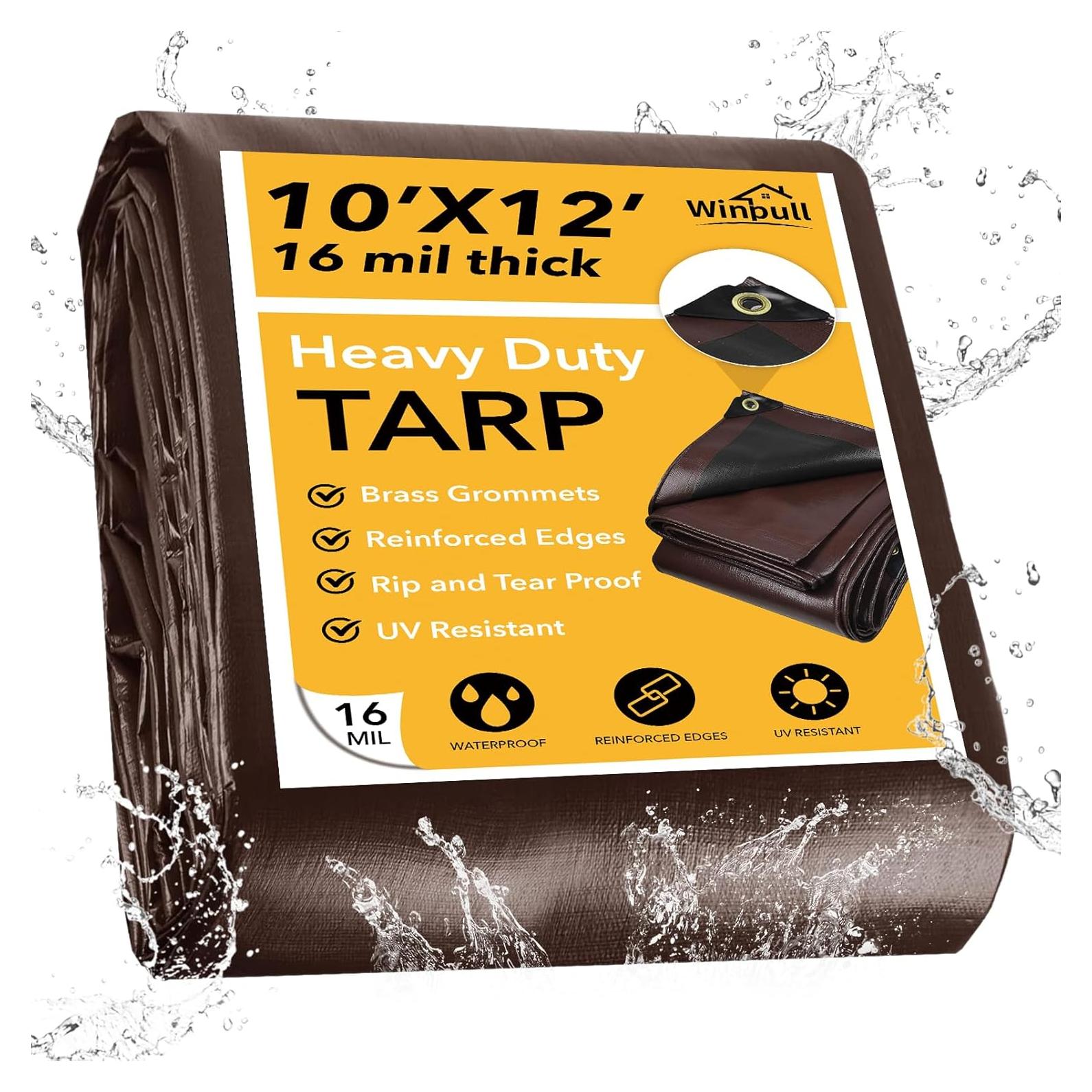 Lona Impermeable Winpull 3.05x3.66m 16 Mil Resistente UV