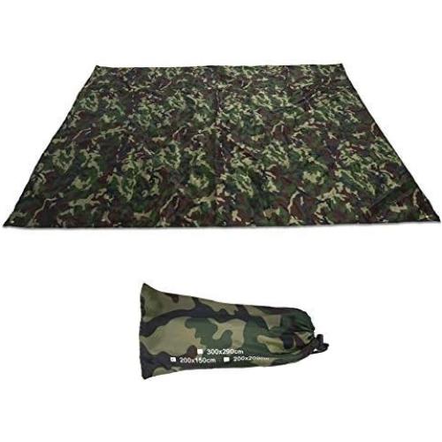Lona de Camping Impermeable Alomejor 2x1.5m Camuflaje