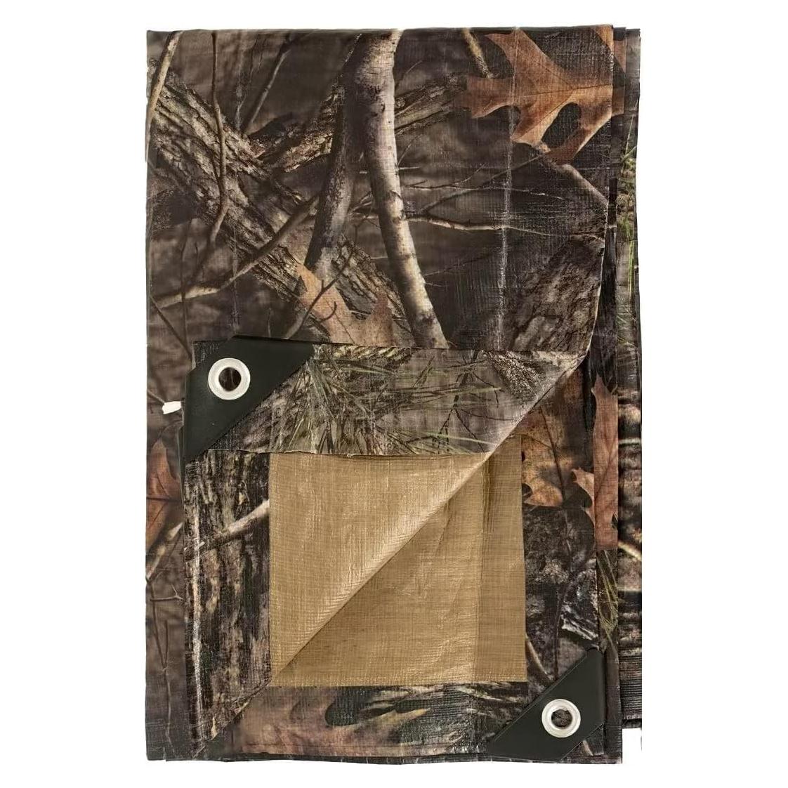 Lona Impermeable LOOGU 3.05x4.88m Camuflaje Árbol 10mil