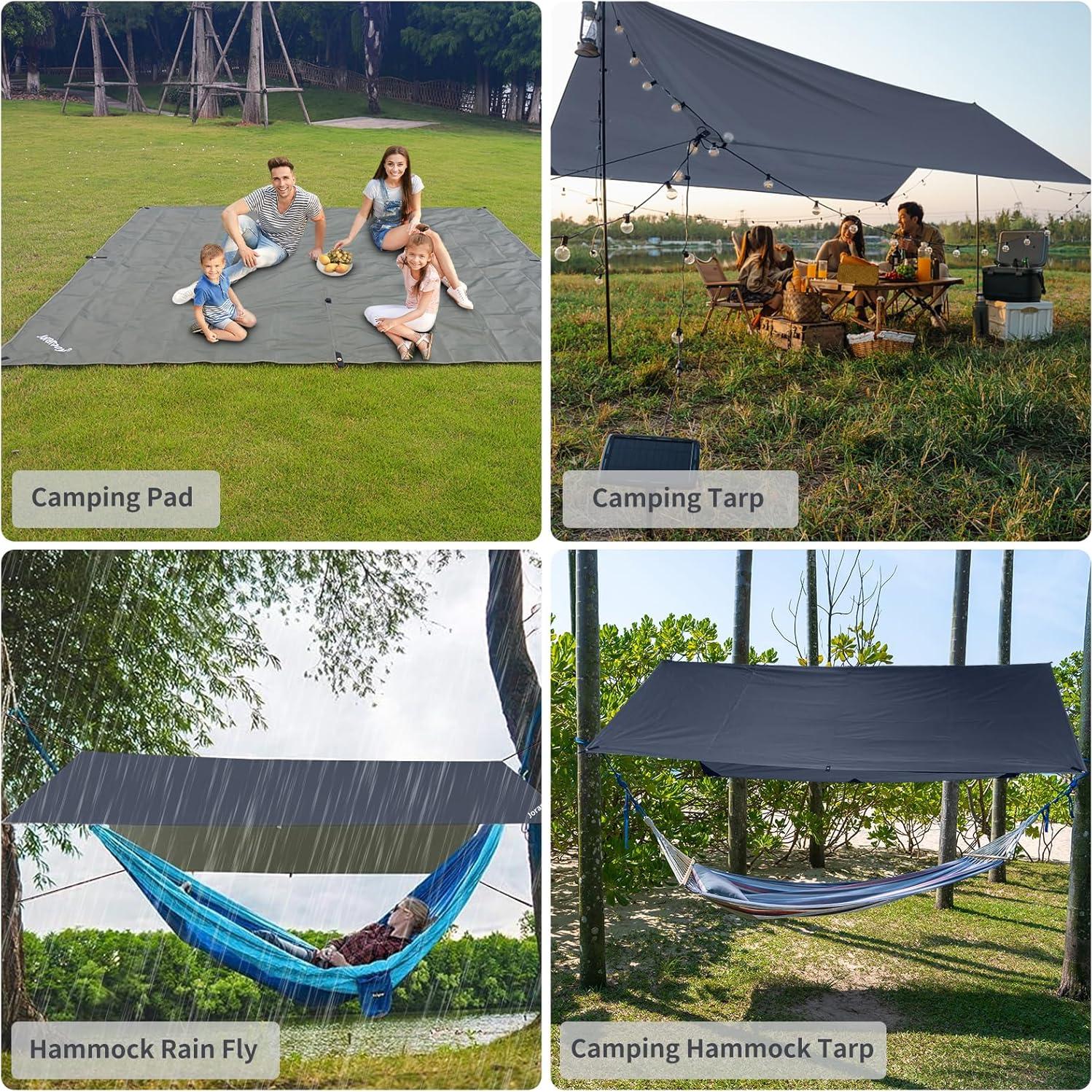 Lona Impermeable Joramoy 3x3m para Hamaca con UV 300D