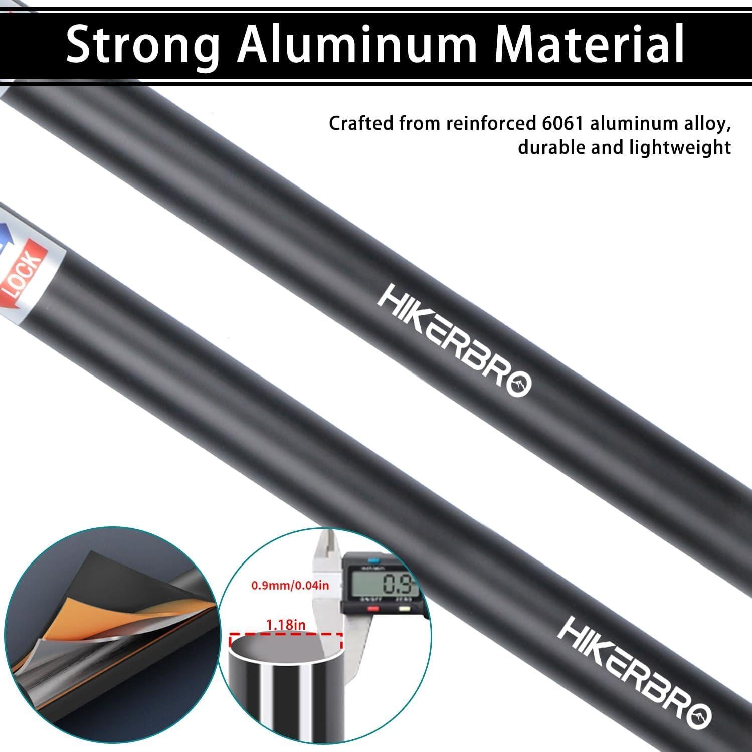 Saco de dormir para hamacas HIKRERBRO 240x130 cm + postes de aluminio 2.33m