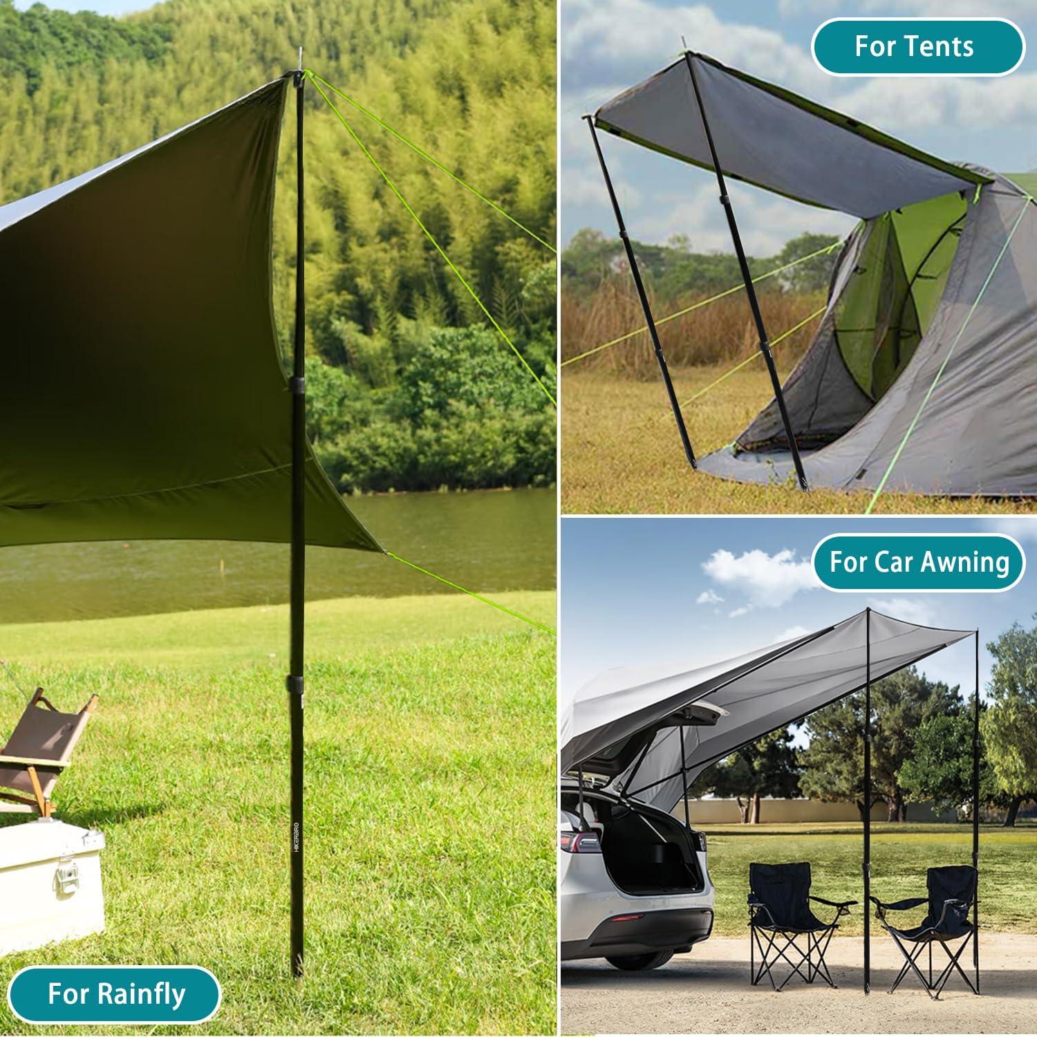 Saco de dormir para hamacas HIKRERBRO 240x130 cm + postes de aluminio 2.33m