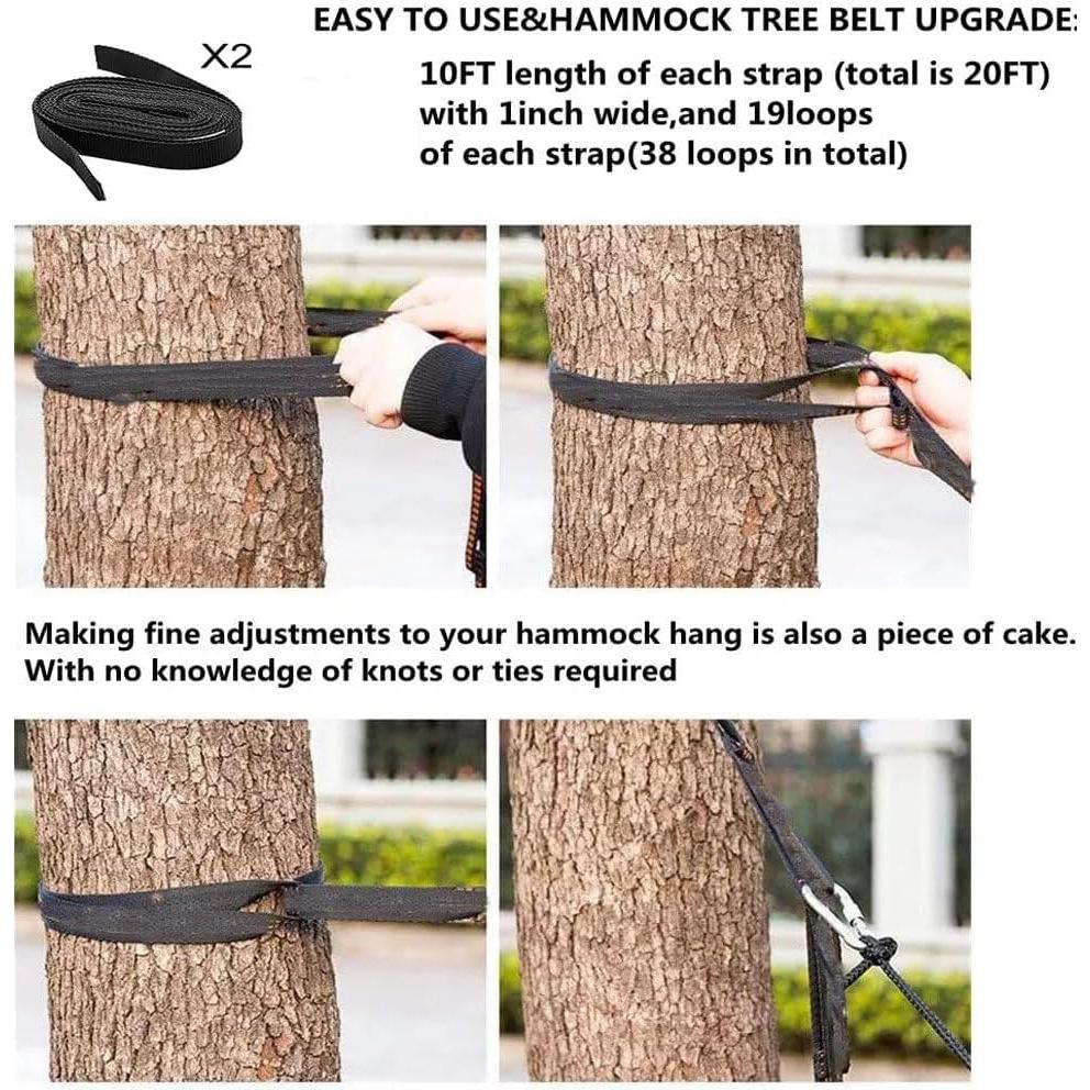 Hamaca Doble KANCOKIT con Toldo Impermeable y Red Mosquitos