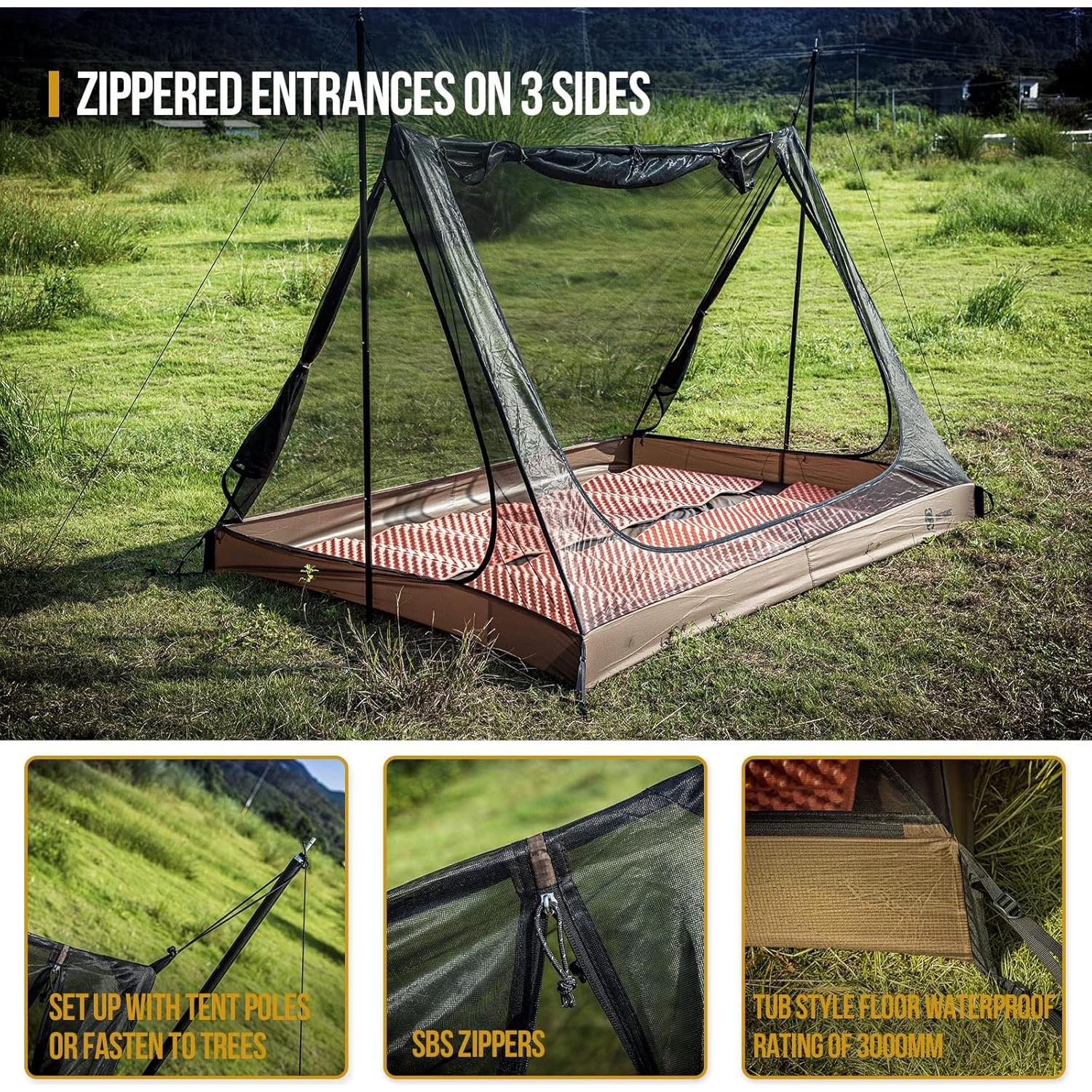 Tienda de Camping OneTigris COZSHACK para 2 Personas