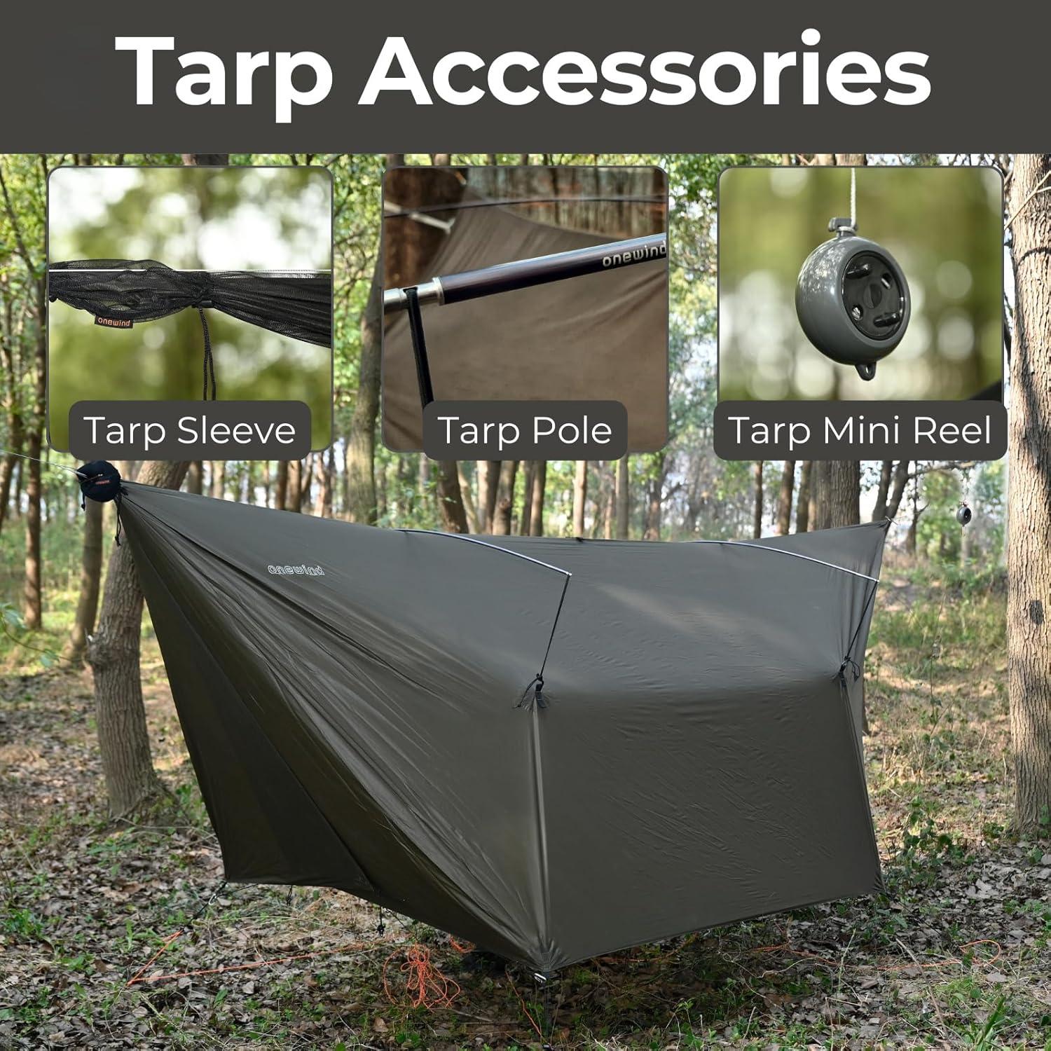 Tarp de Hamaca Onewind 12x10 pies Impermeable Ultraligero