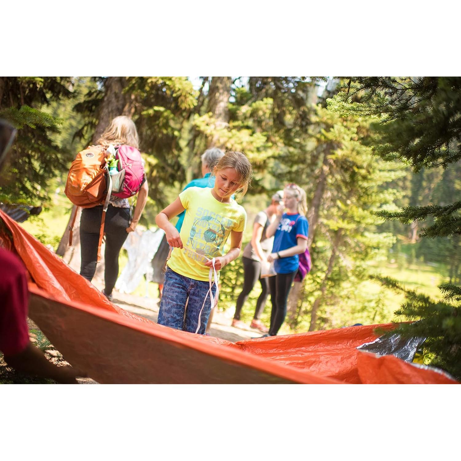 Manta de Emergencia S.O.L. 142x213 cm Naranja 4 Unidades