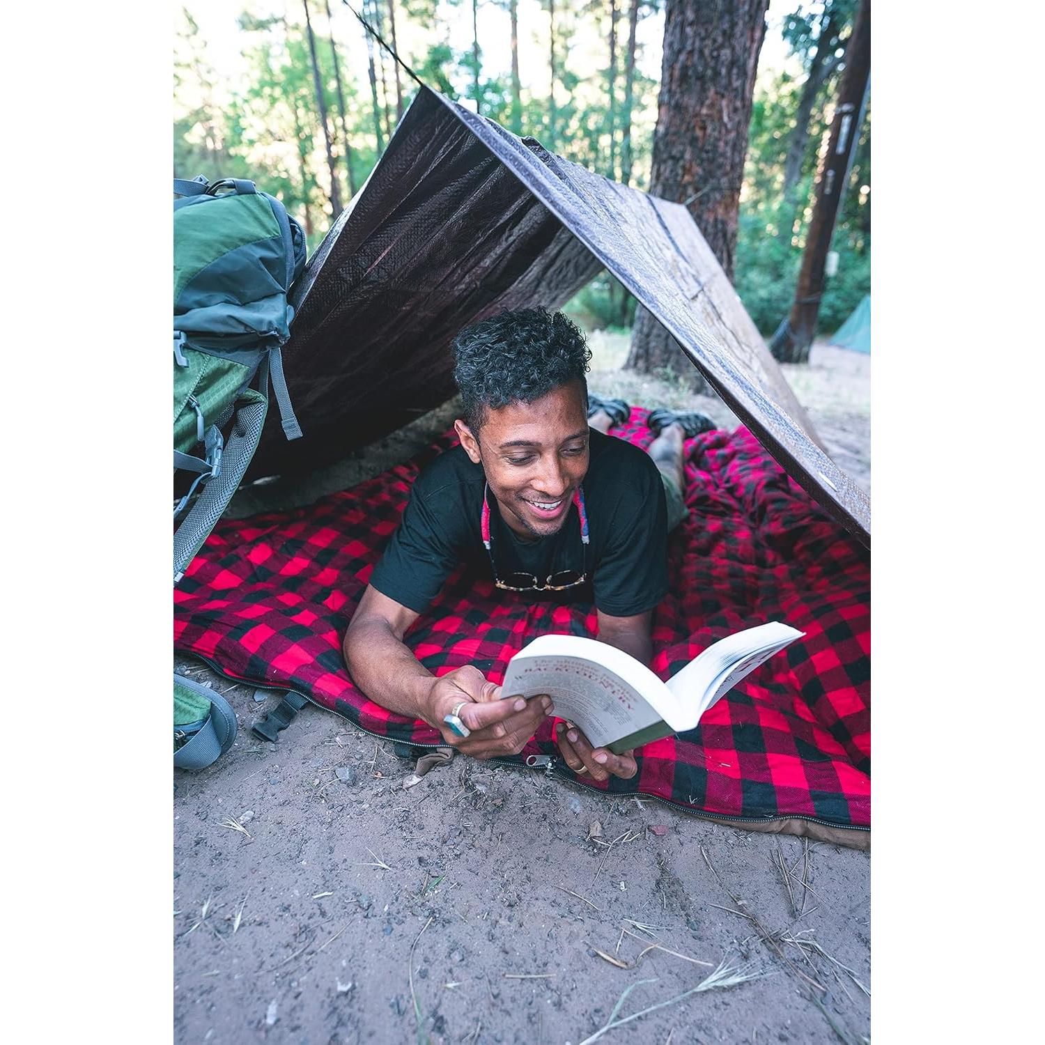 Lona Ligera Rip-Stop Stansport 2.44m x 3.05m Impermeable Marrón