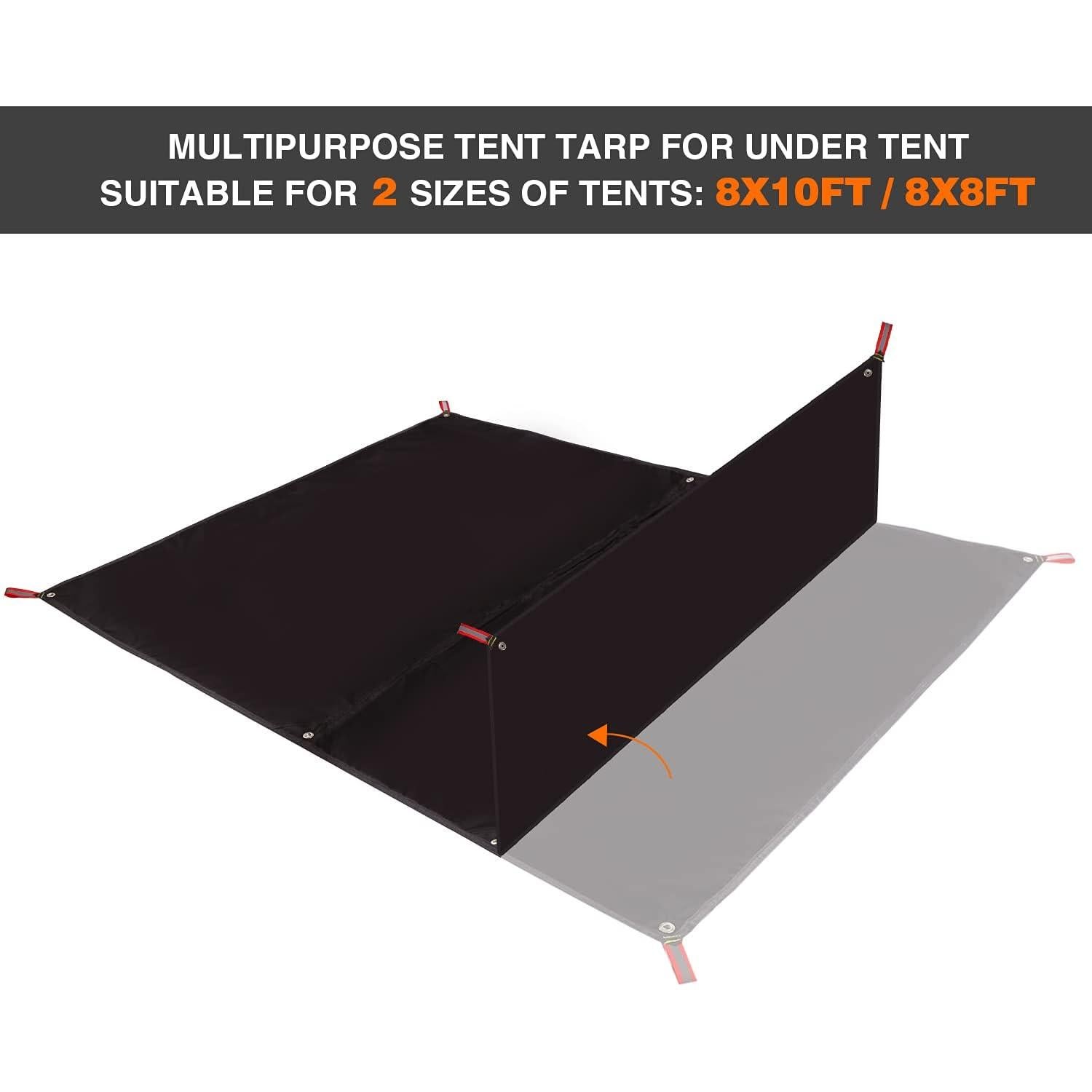 Tarp de Camping Impermeable REDCAMP 220x140cm para 1-2 Personas