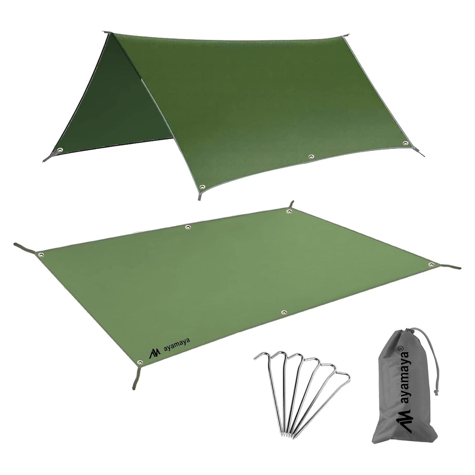 Huella de Tienda Ayamaya Impermeable 1.83x2.13m para Camping