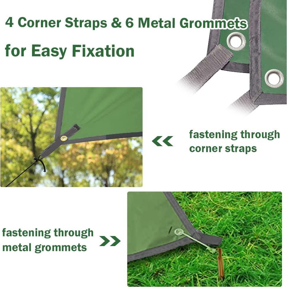 Huella de Tienda Ayamaya Impermeable 1.83x2.13m para Camping