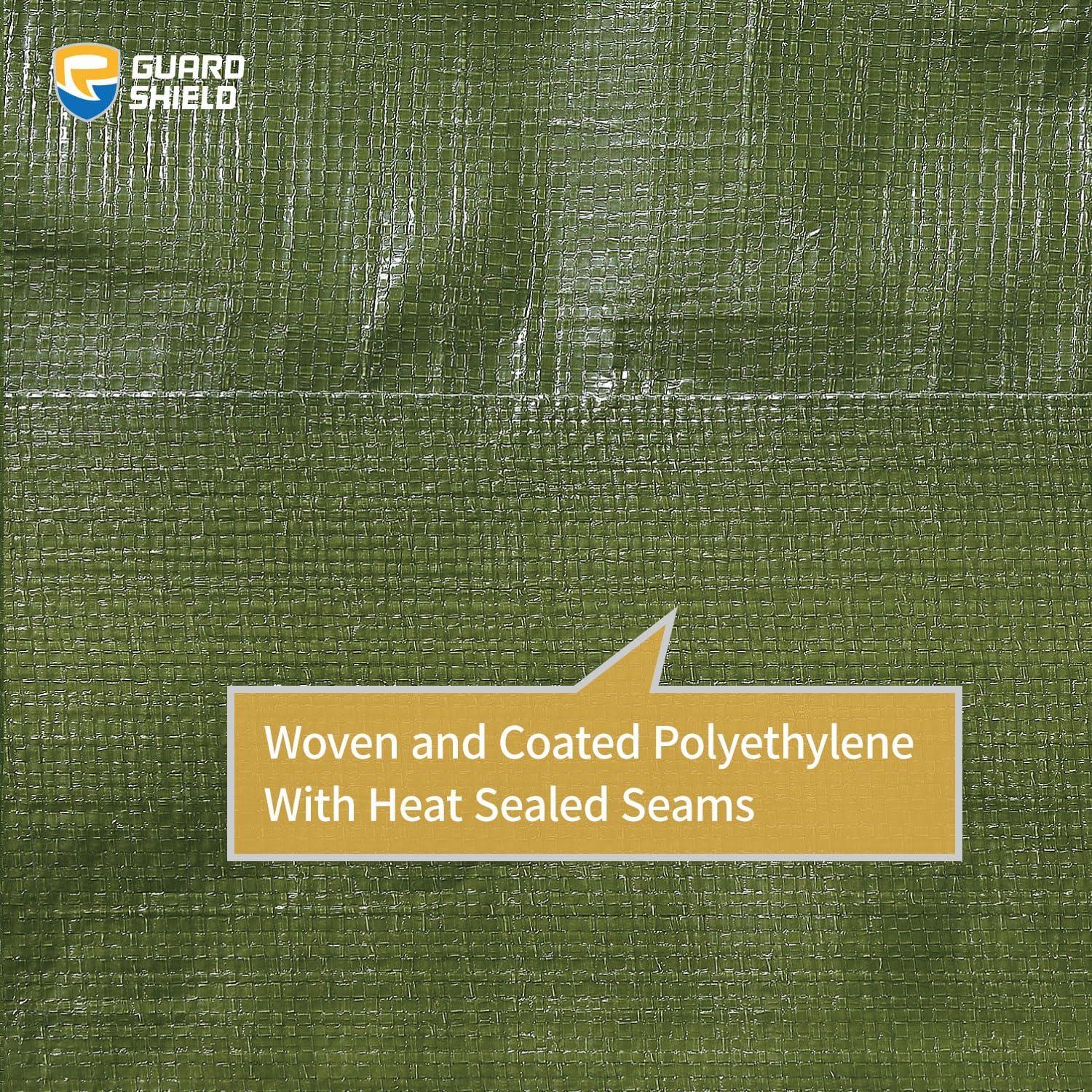 Toldo GUARD SHIELD Verde 12x16 (3.66x4.88m) Impermeable 12mil