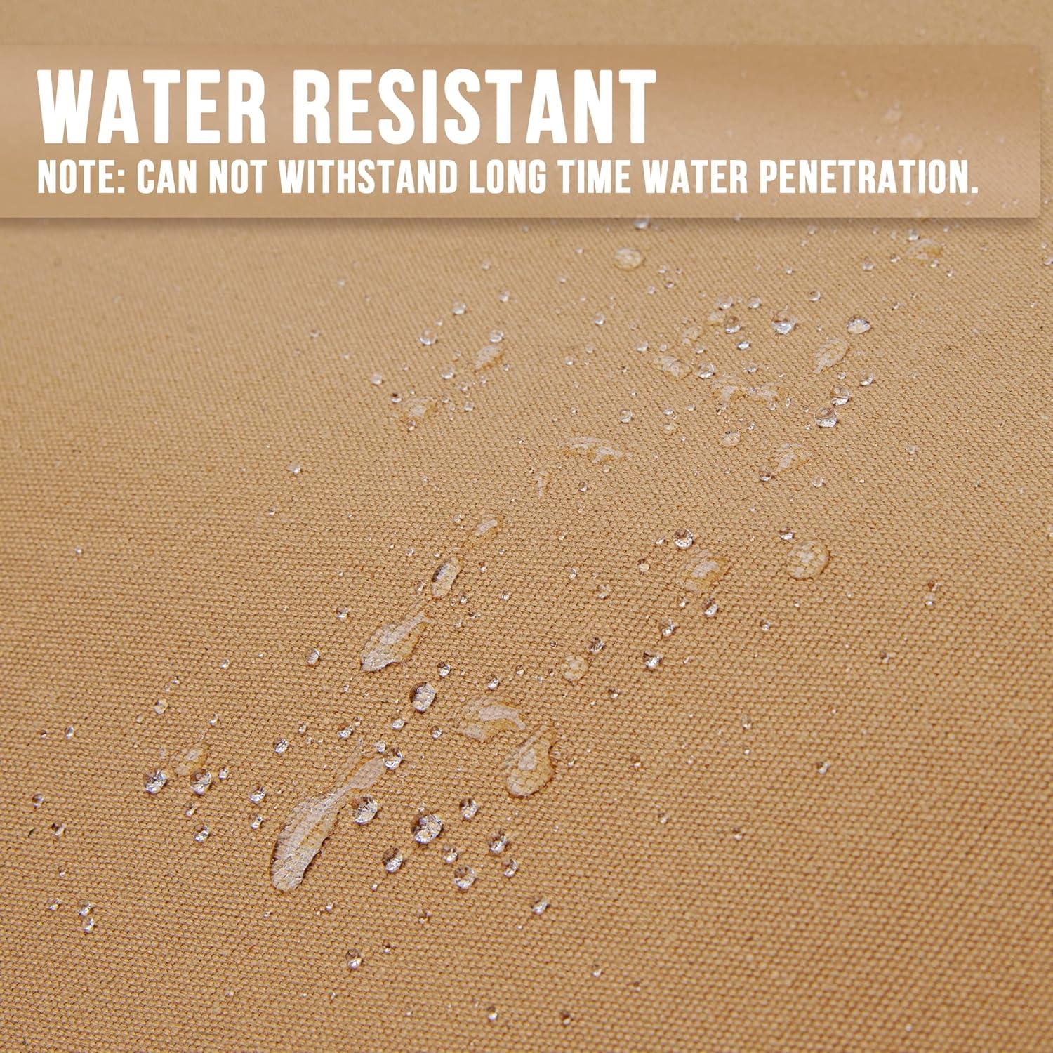 Lona CARTMAN Beige 8x10 pies 2PK Resistente al Agua