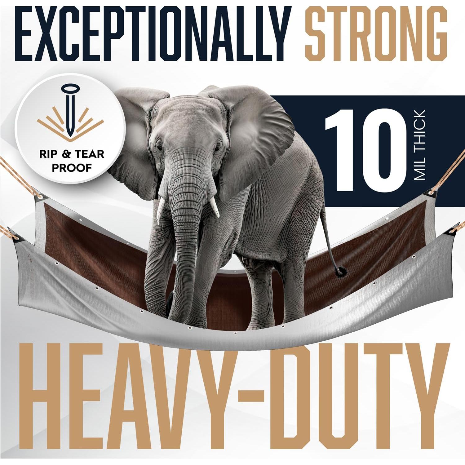 Lona Plástica Impermeable 6x8 Pies King-A-MA-JIGS - 2 Paquete