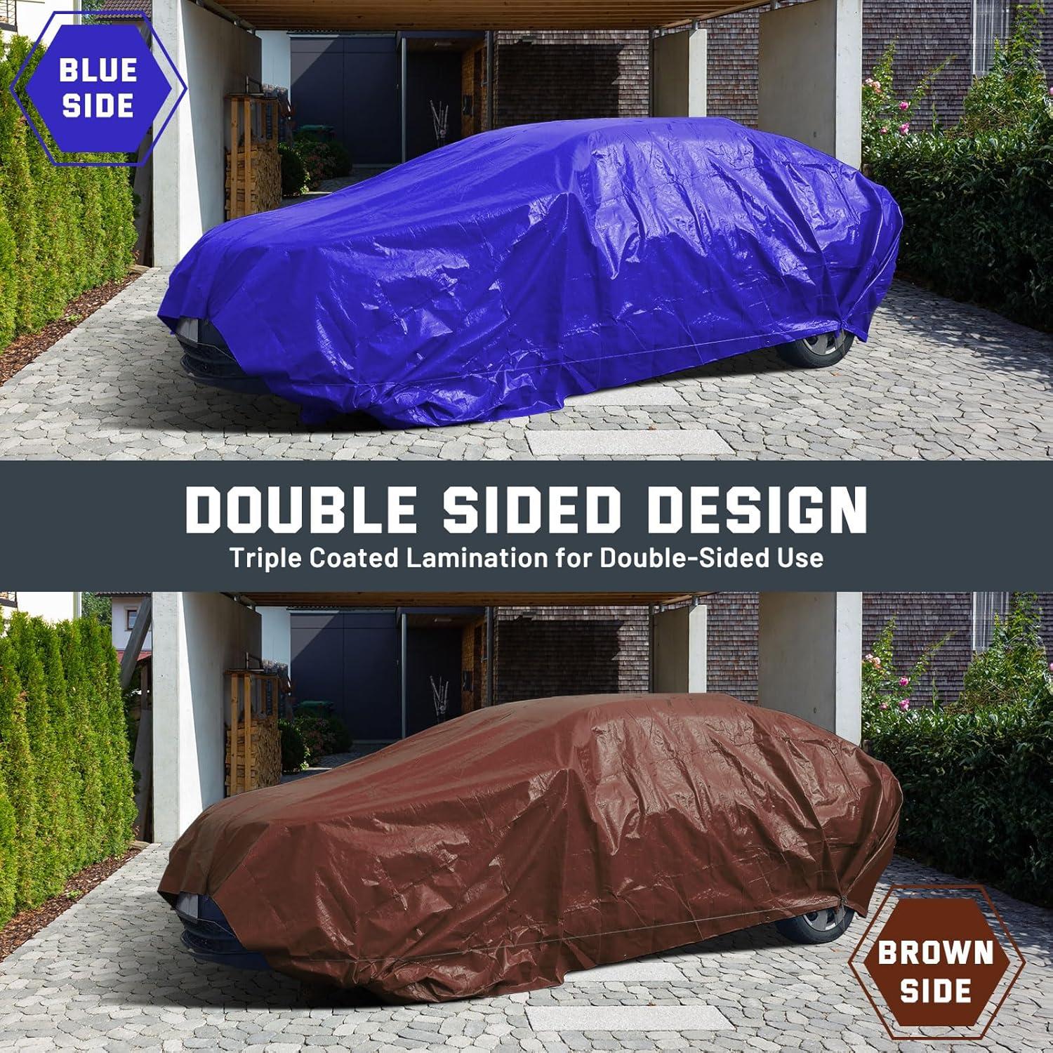 Lona Impermeable Kesfitt 6.1x6.1m 16 Mil Resistente al Desgarro