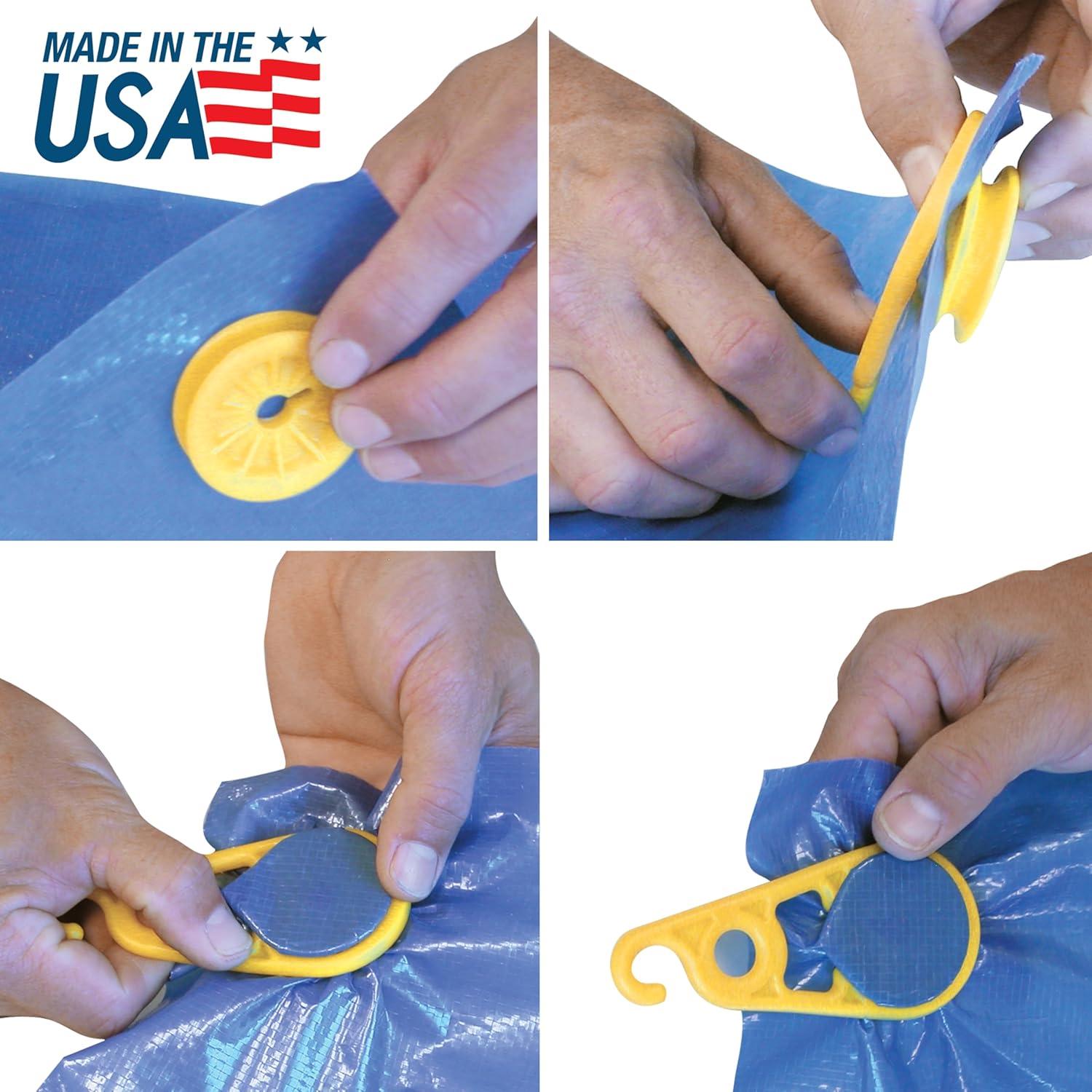 Clips de Presión AccuSharp Super Snaps Amarillo - Paquete de 6