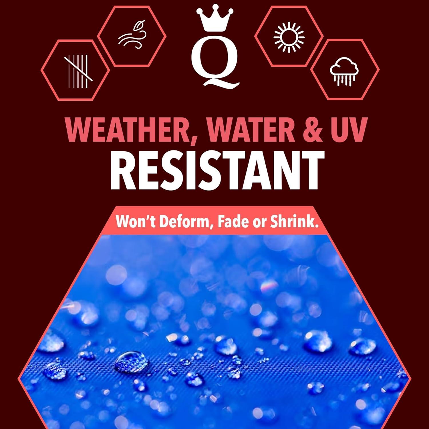 Lona Super Resistente Reina de las Lonas 16x20 Azul Verde 200 GSM