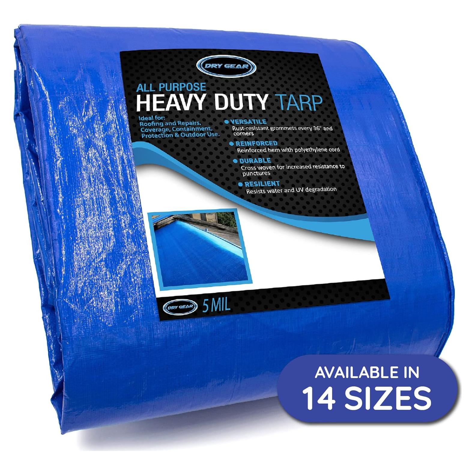 Lona Impermeable Multiusos Dry Gear 9x12 - Alta Durabilidad