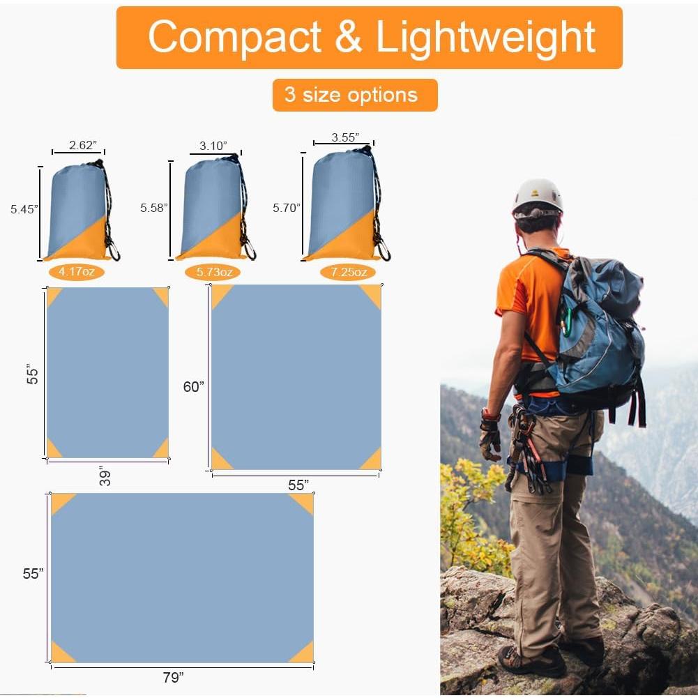 Manta de Picnic Orga'Neat 139.7x200.7cm Impermeable y Compacta