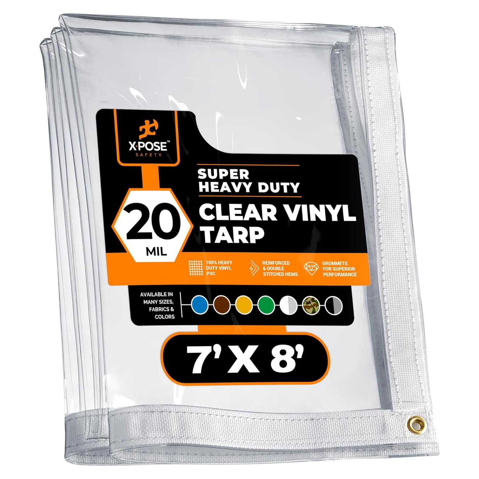 Lona de Vinilo Transparente 20 Mil Xpose Safety 243x213 cm