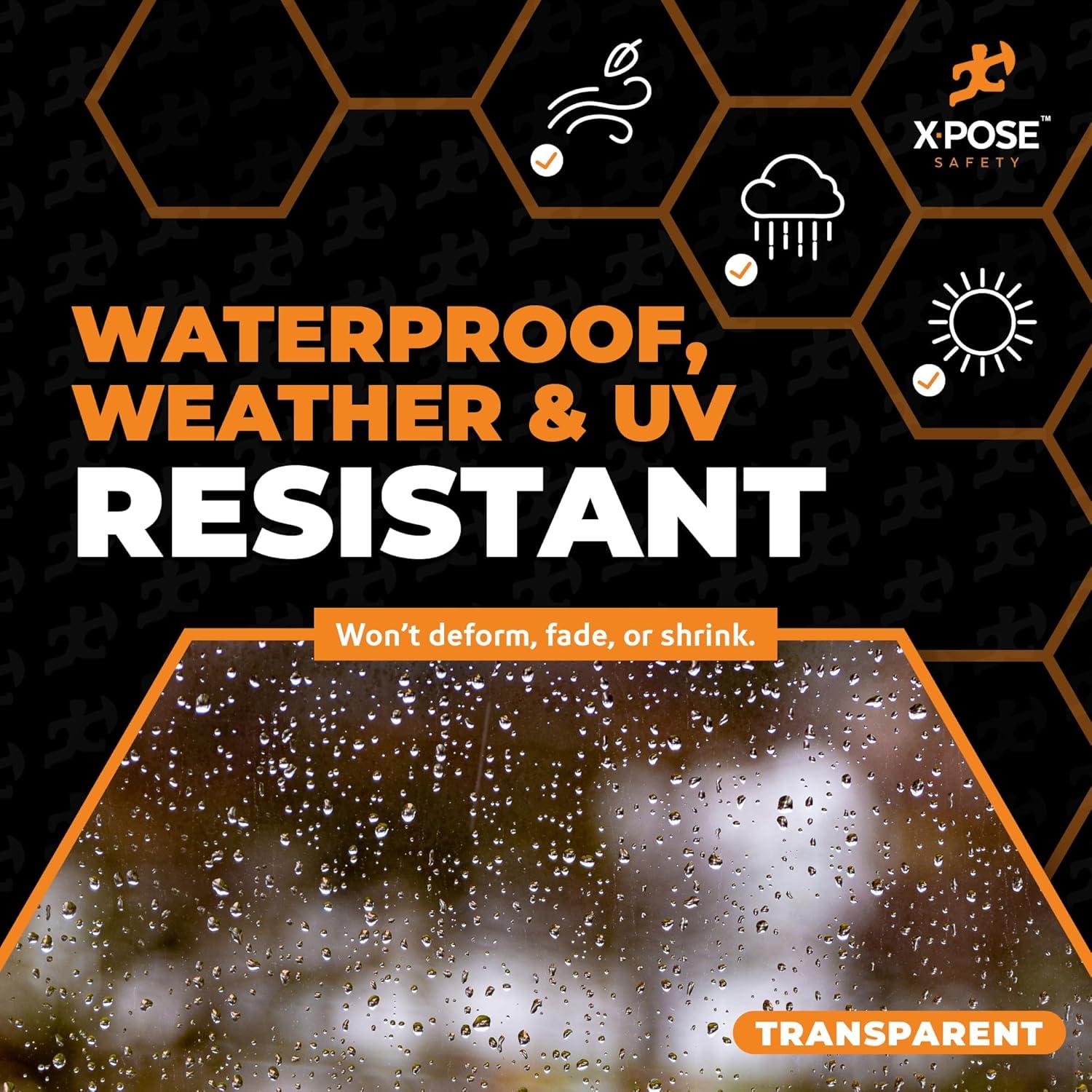 Lona de Vinilo Transparente 20 Mil Xpose Safety 243x213 cm